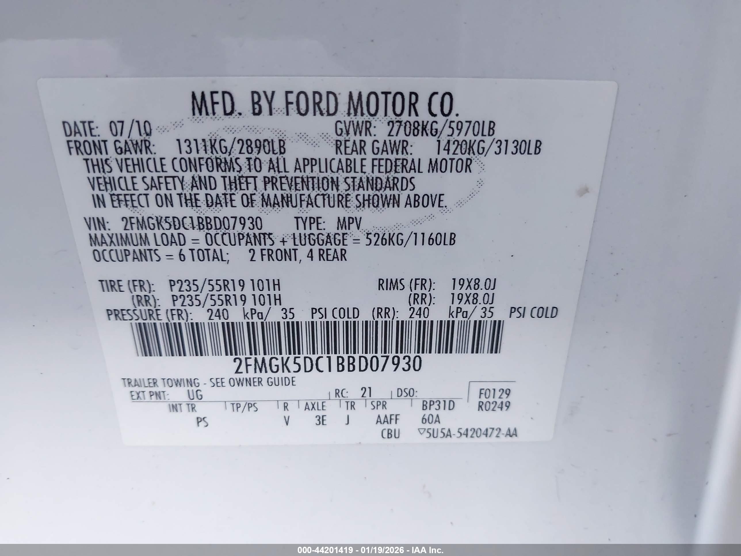 FORD FLEX image 9