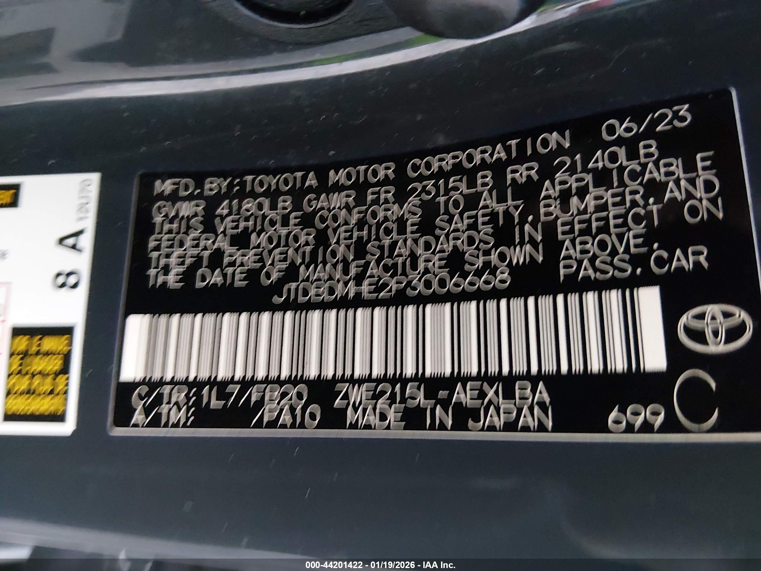 TOYOTA COROLLA image 9