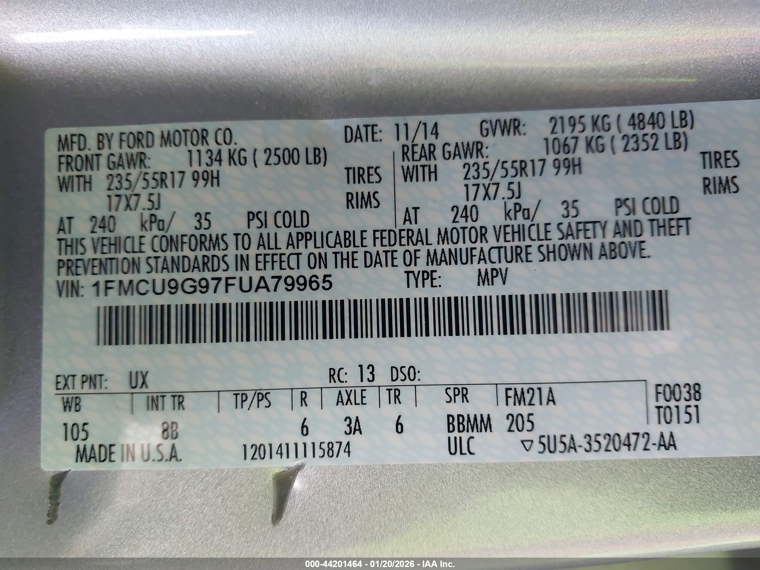 FORD ESCAPE image 9