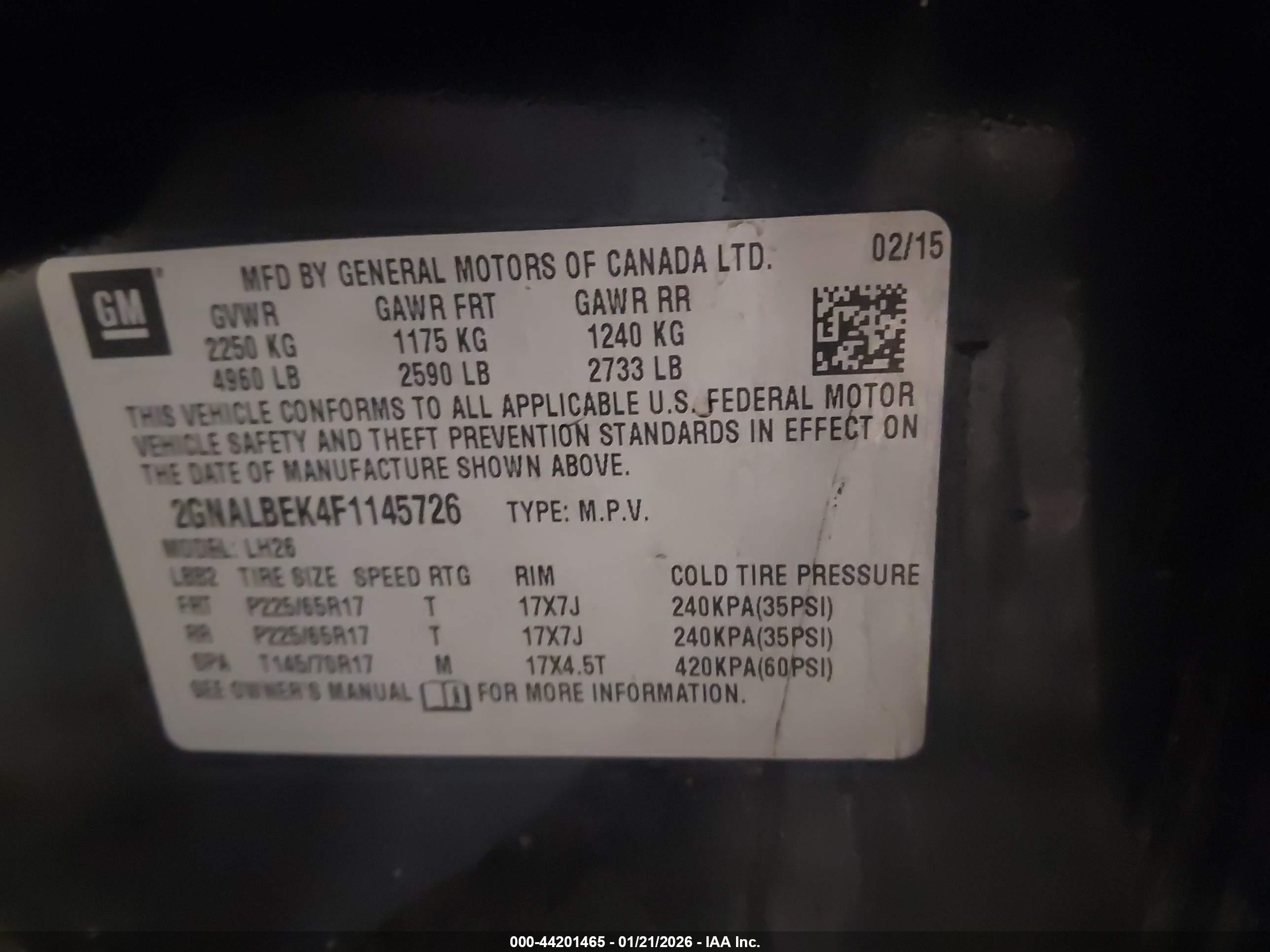 CHEVROLET EQUINOX image 9