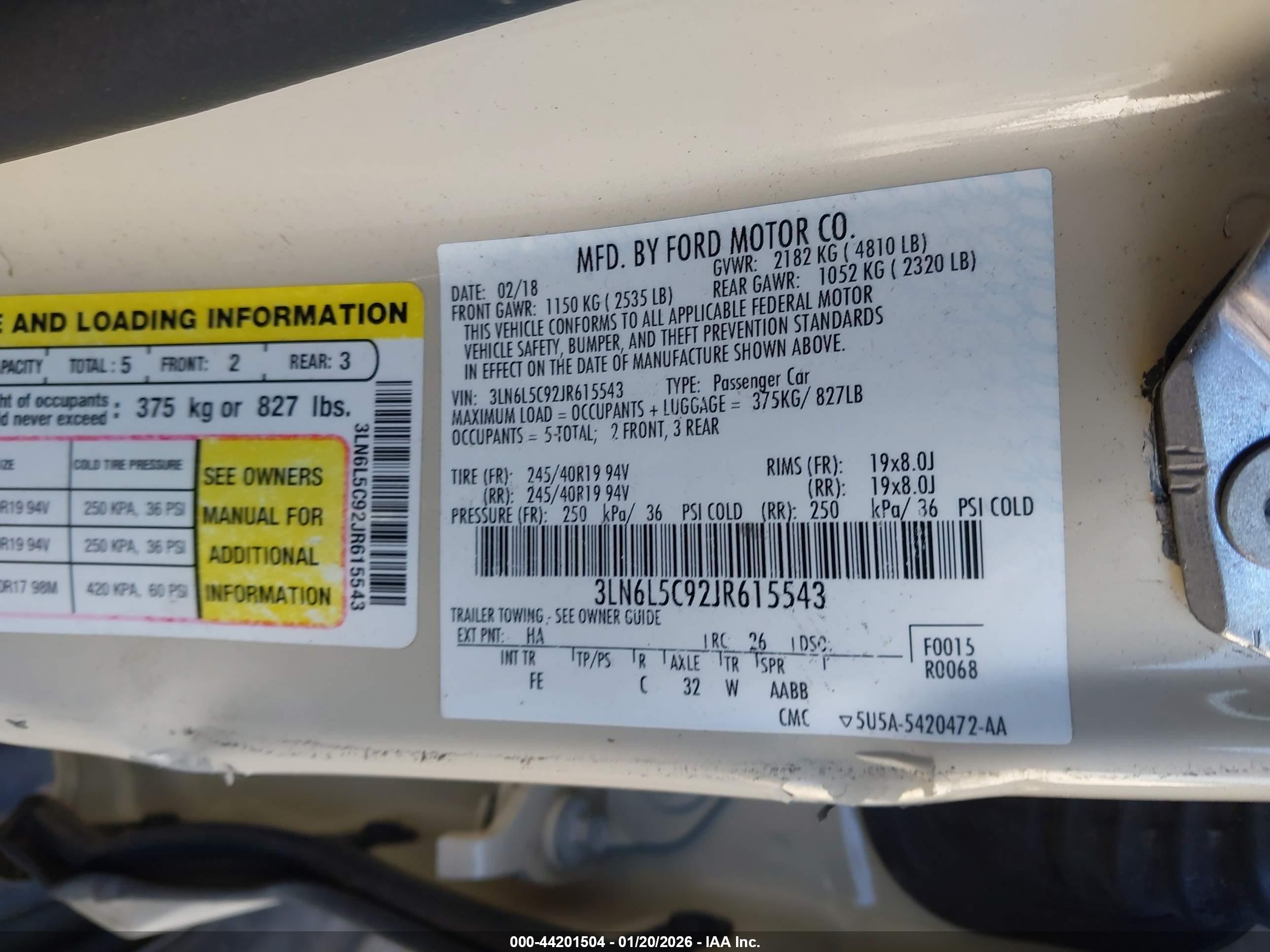 LINCOLN MKZ image 9