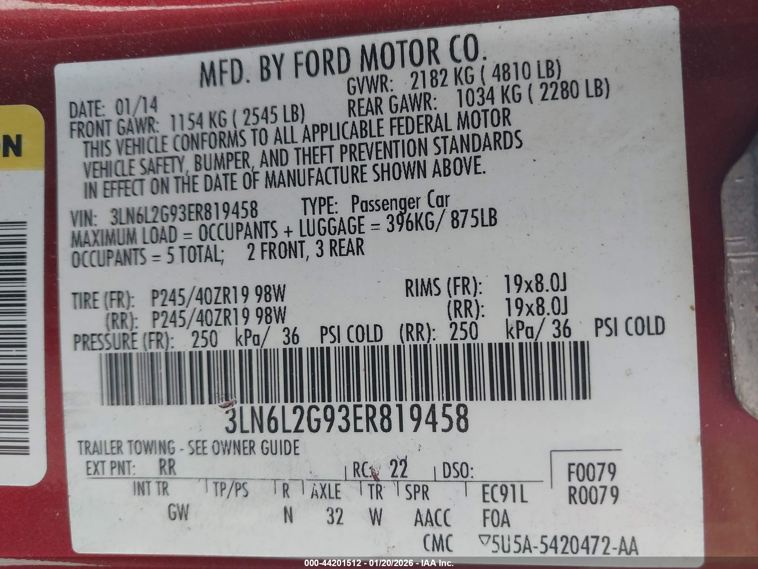 LINCOLN MKZ image 9