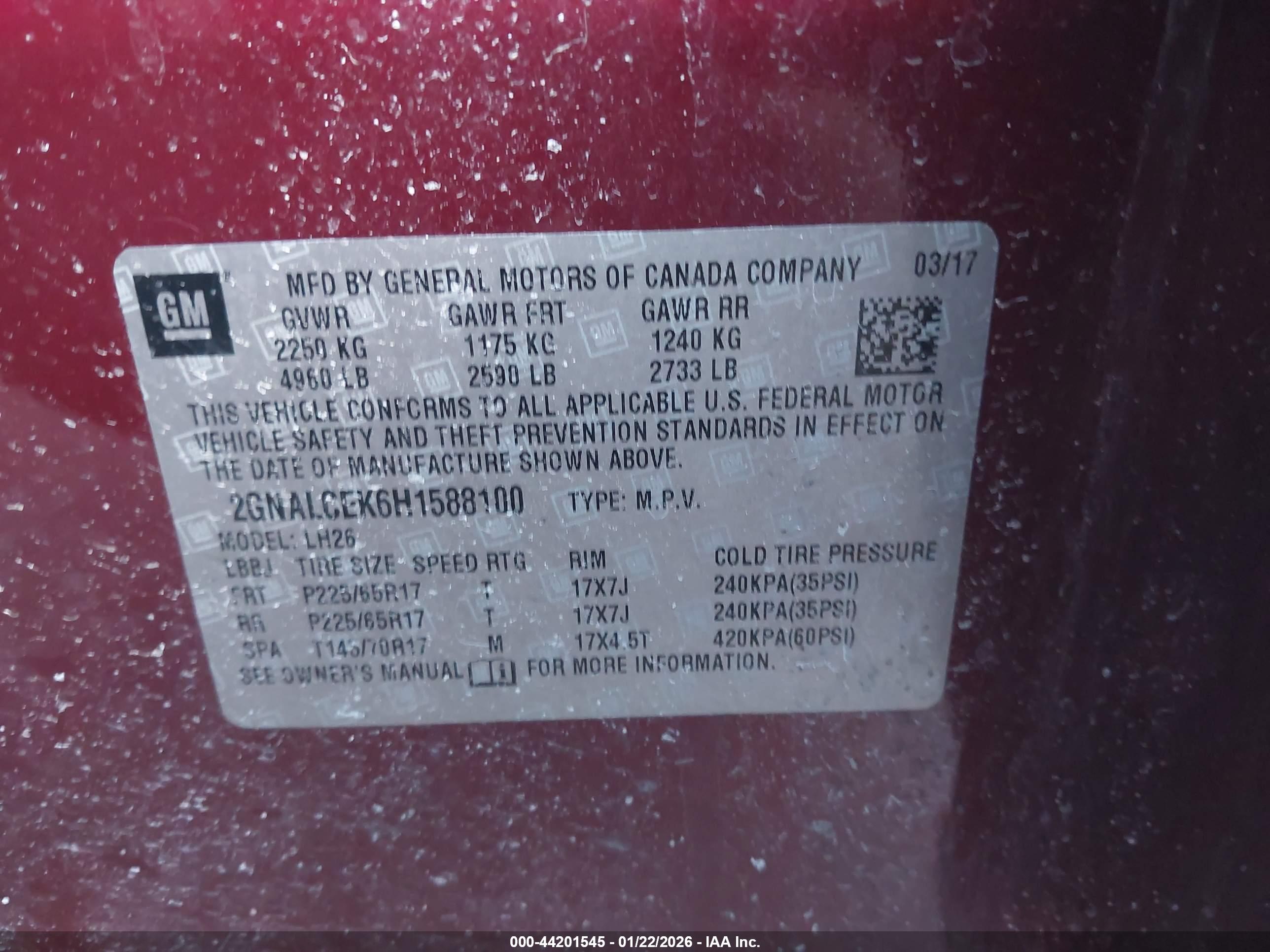 CHEVROLET EQUINOX image 9