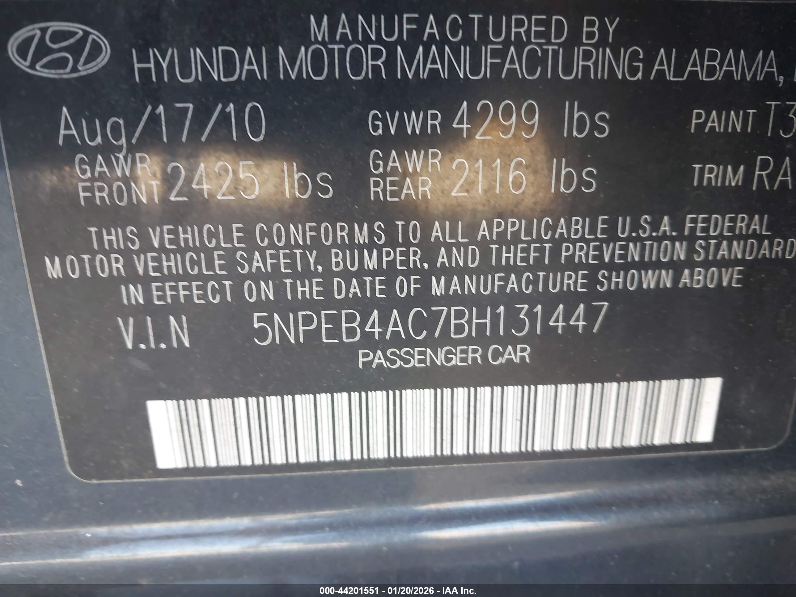 HYUNDAI SONATA image 9