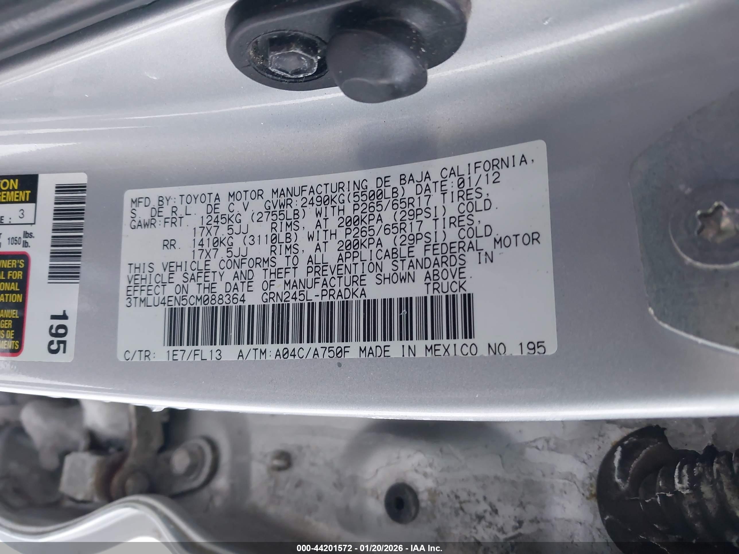 TOYOTA TACOMA image 9