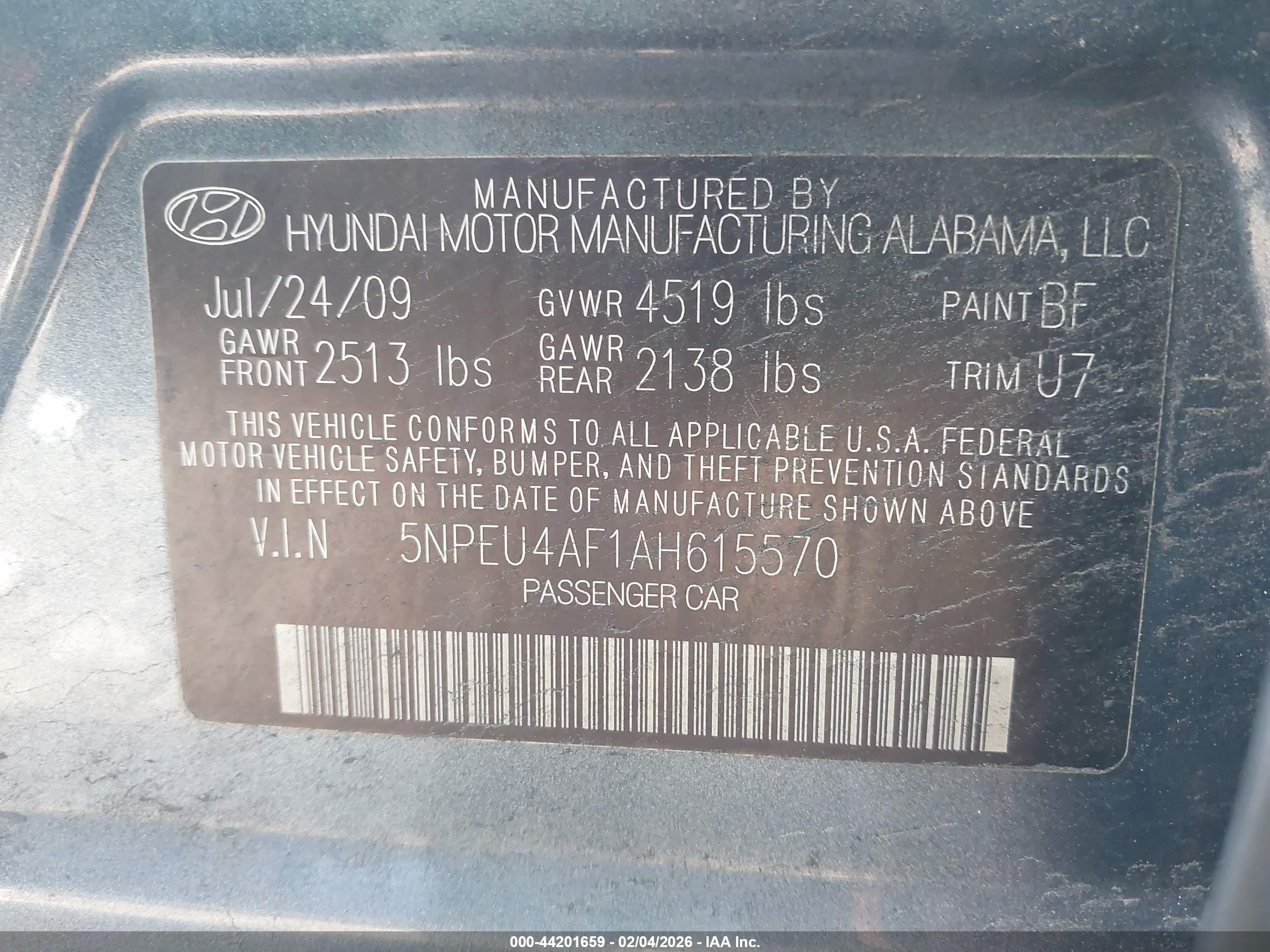 HYUNDAI SONATA image 9