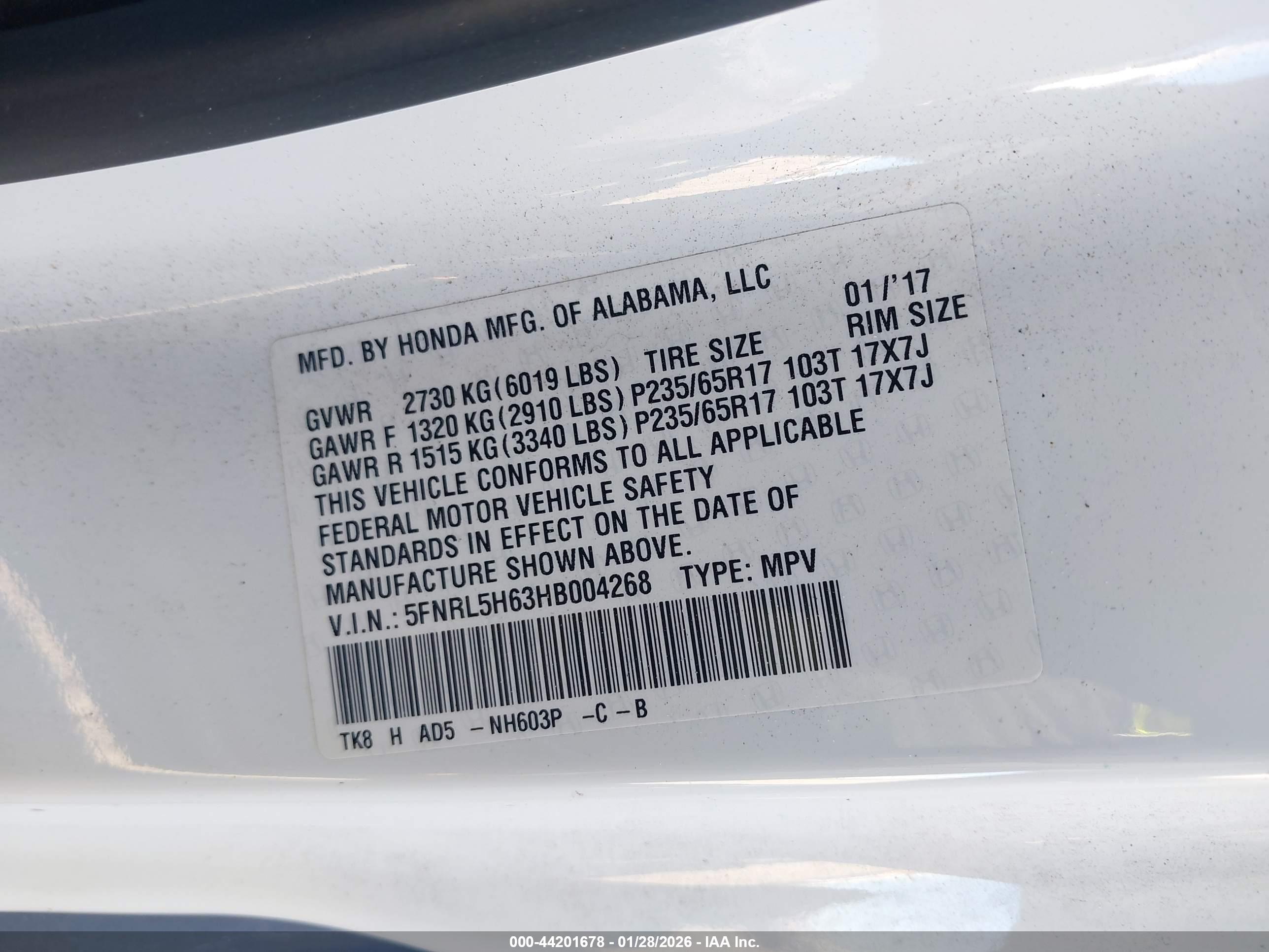 HONDA ODYSSEY image 9