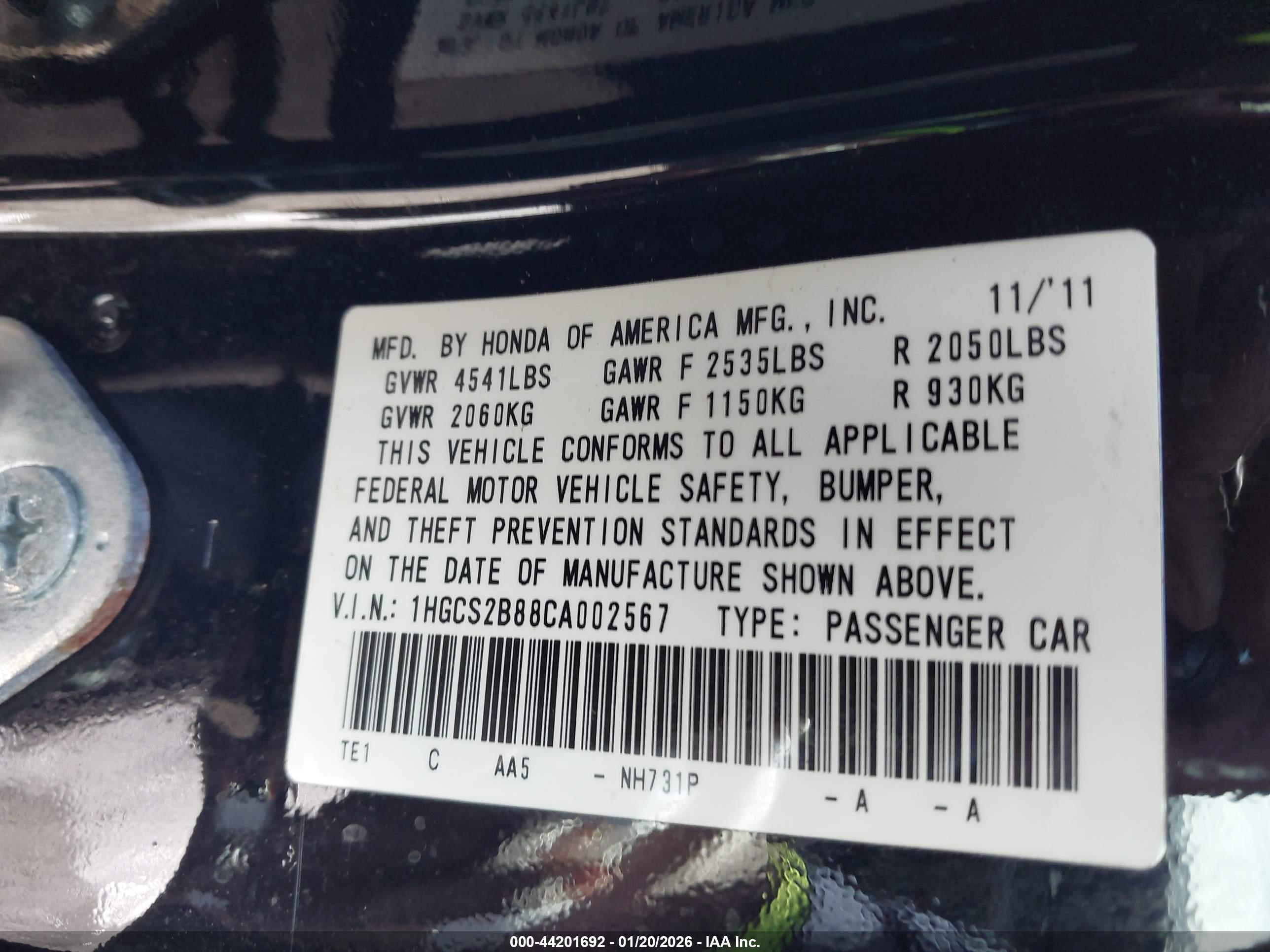 HONDA ACCORD image 9