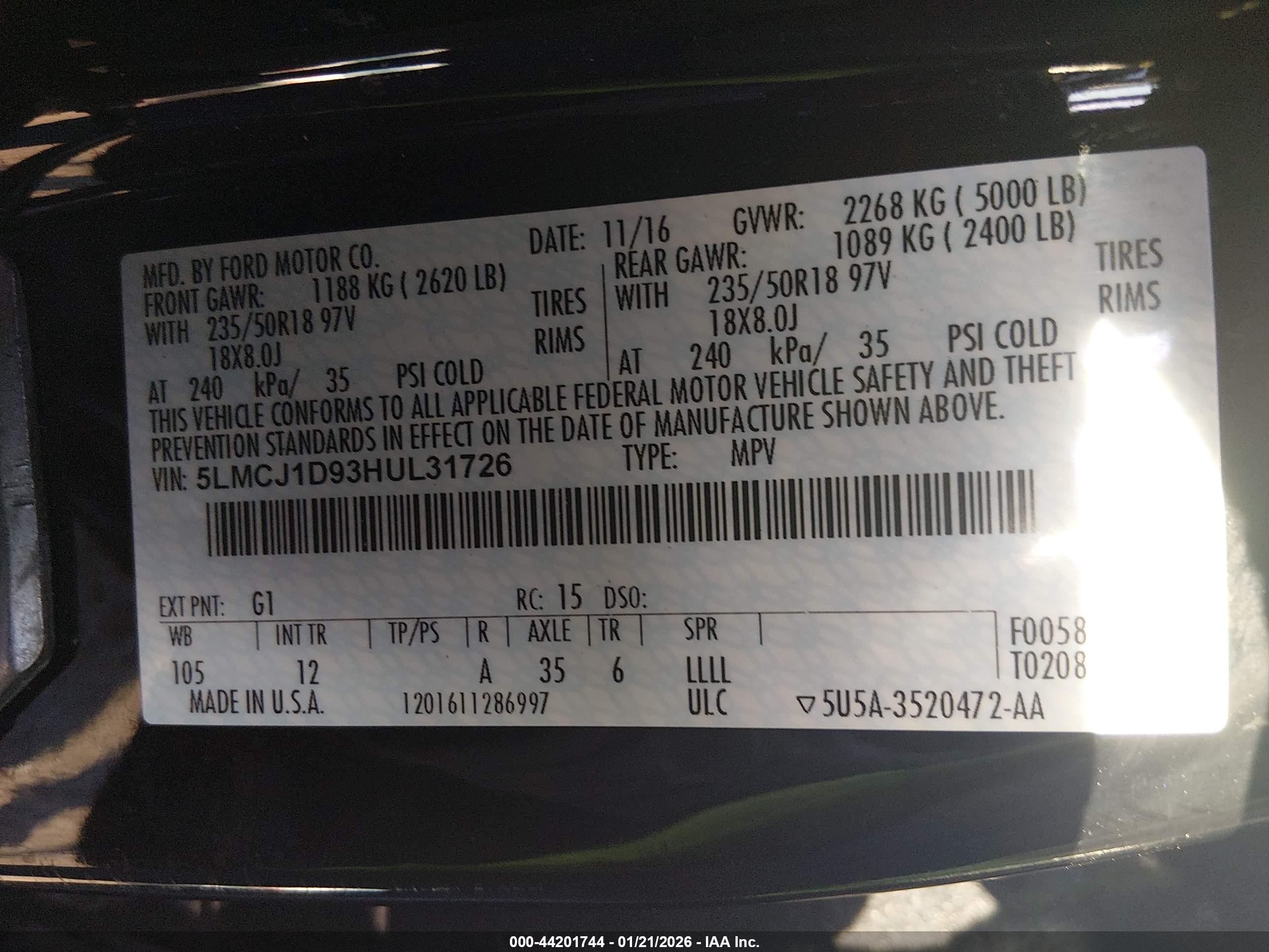 LINCOLN MKC image 9