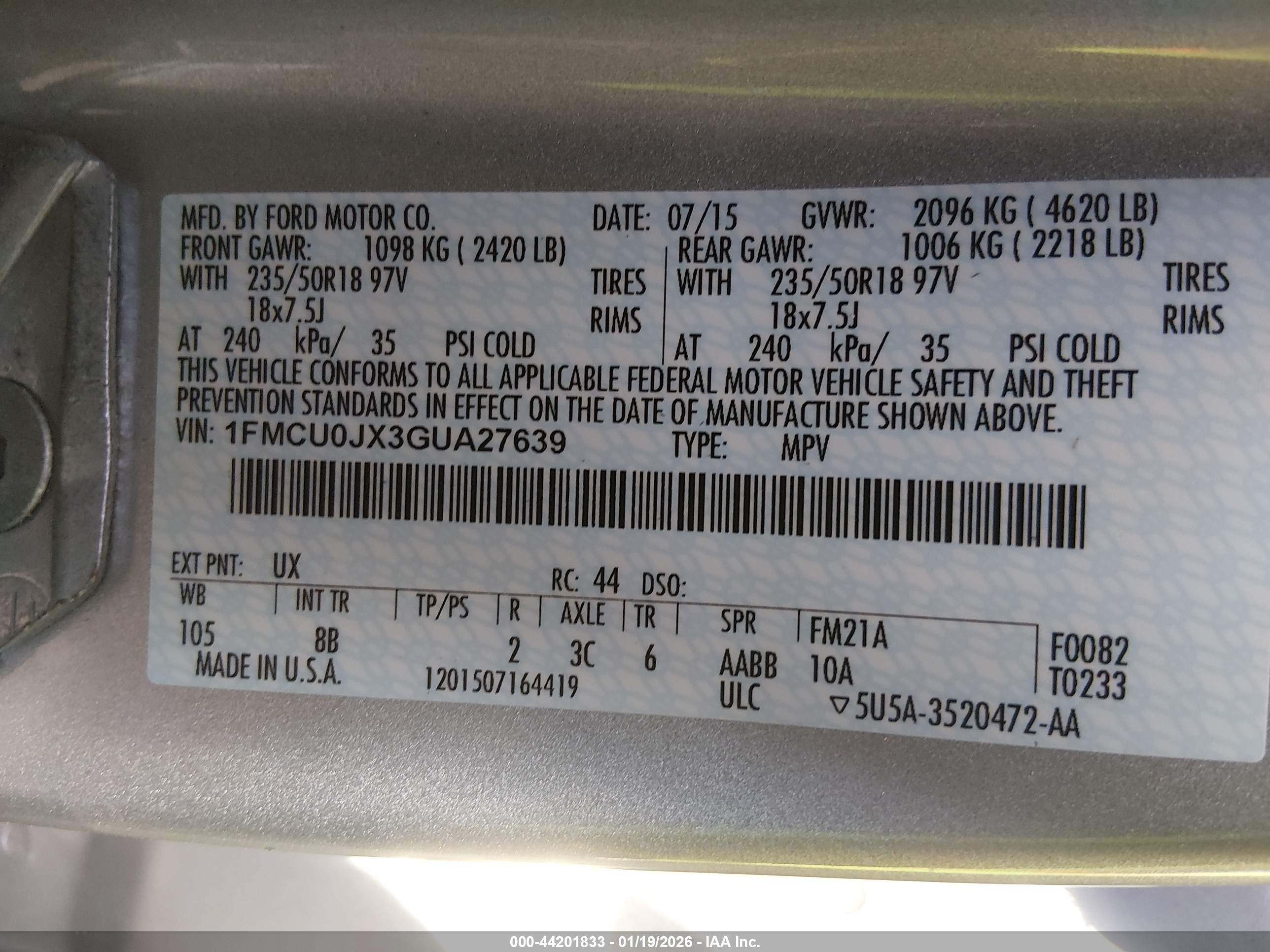 FORD ESCAPE image 9