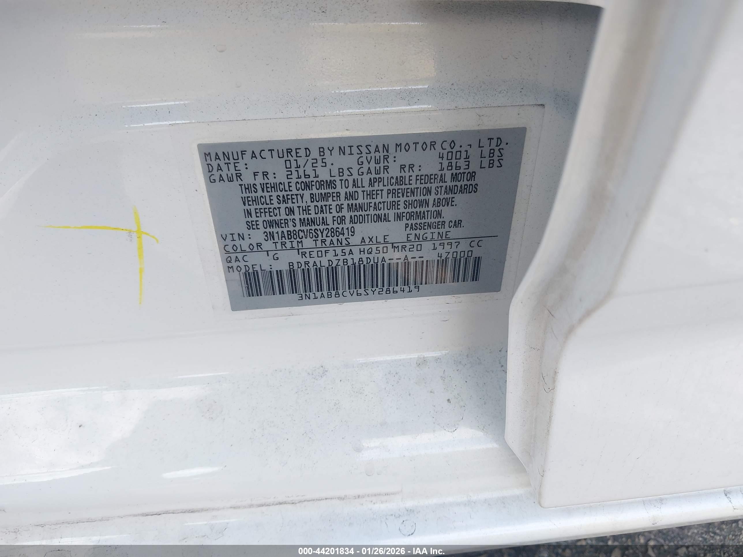 NISSAN SENTRA image 9