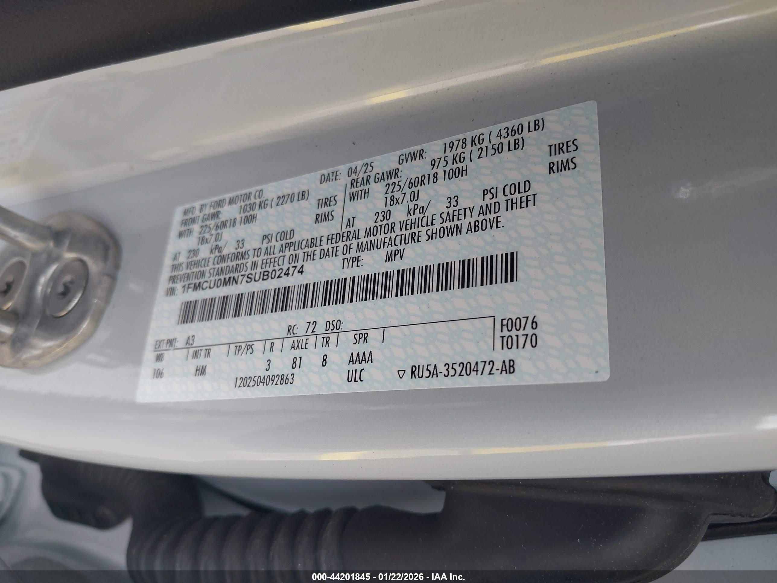 FORD ESCAPE image 9