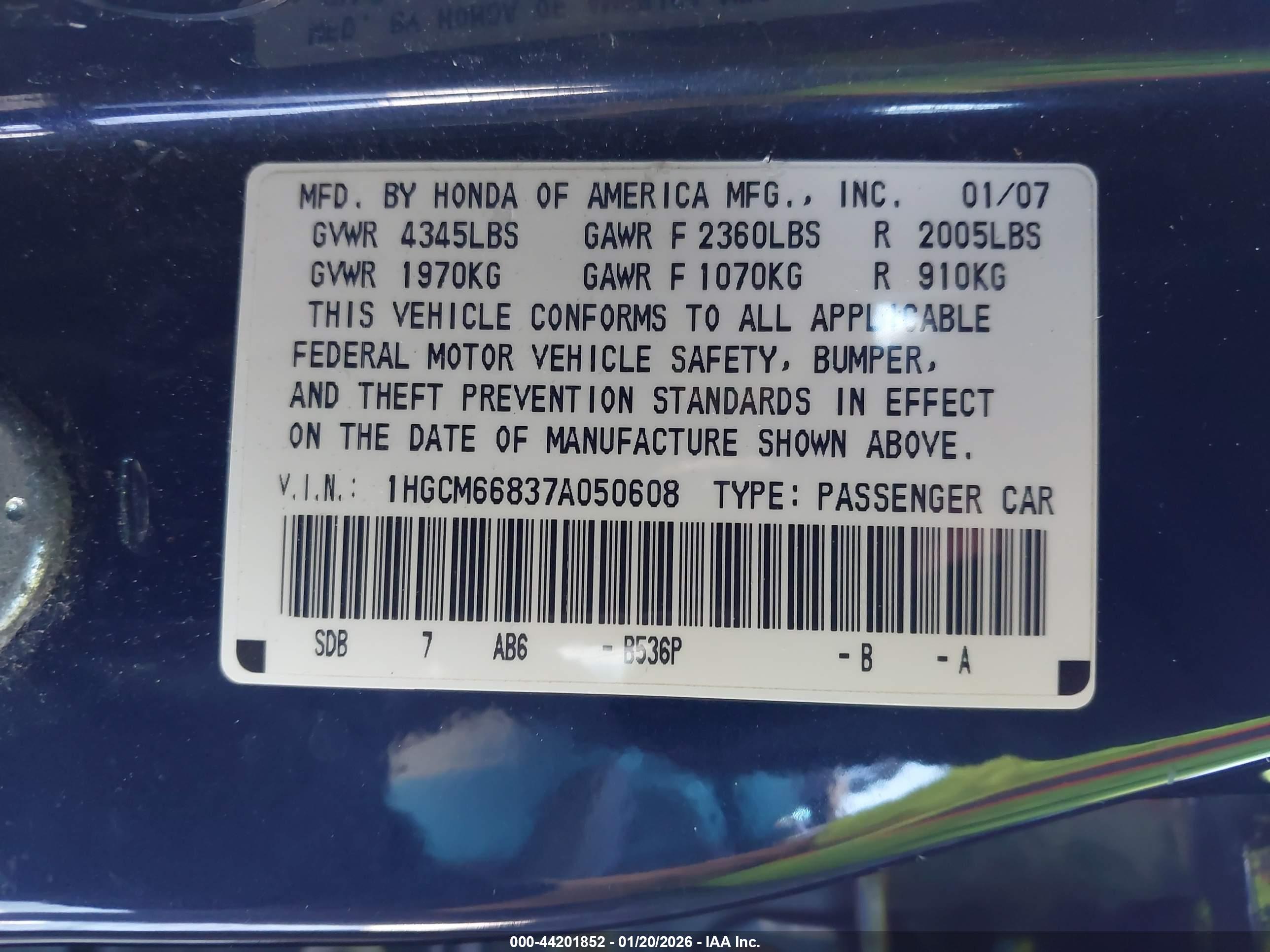 HONDA ACCORD image 9