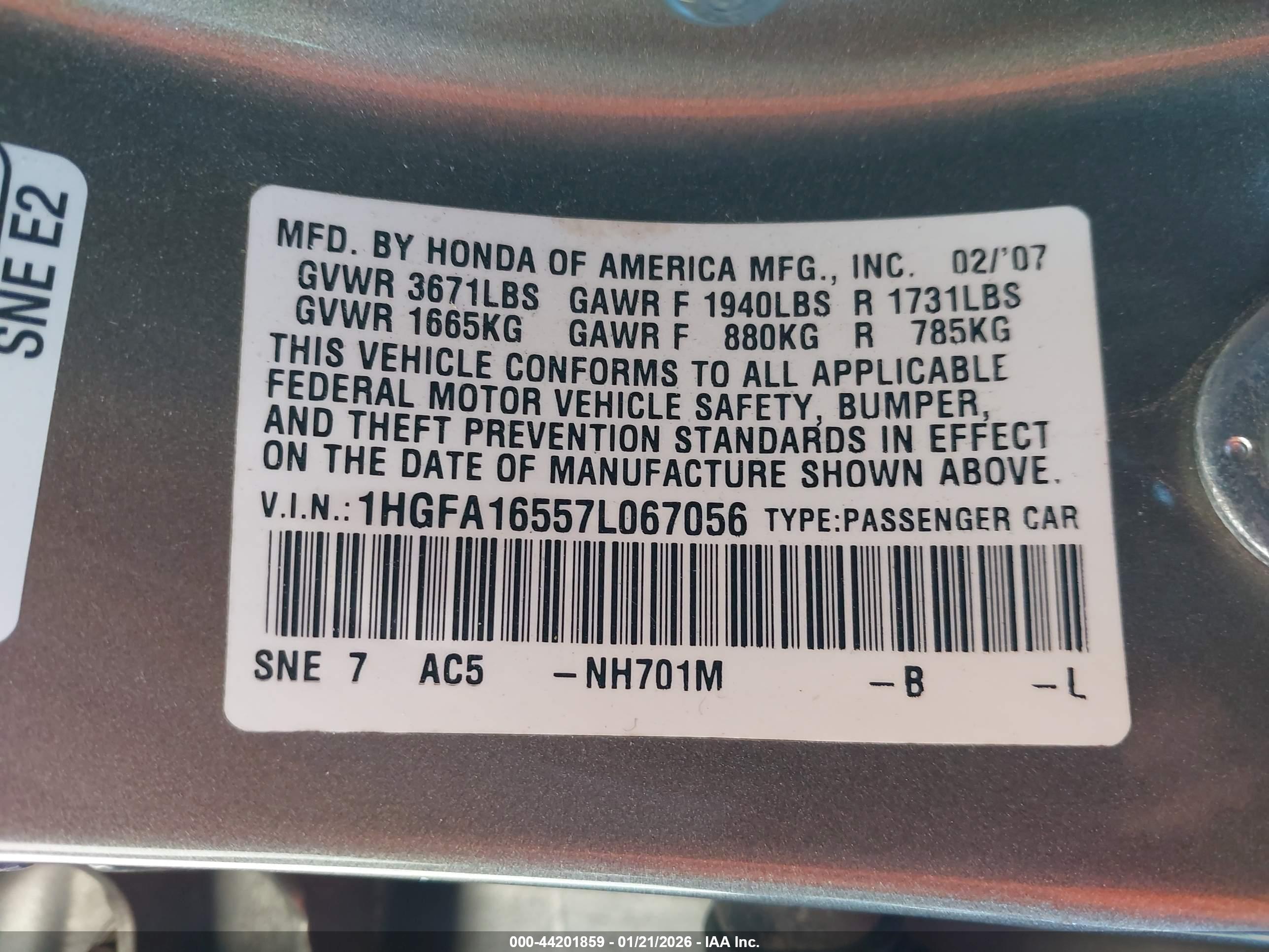 HONDA CIVIC image 9