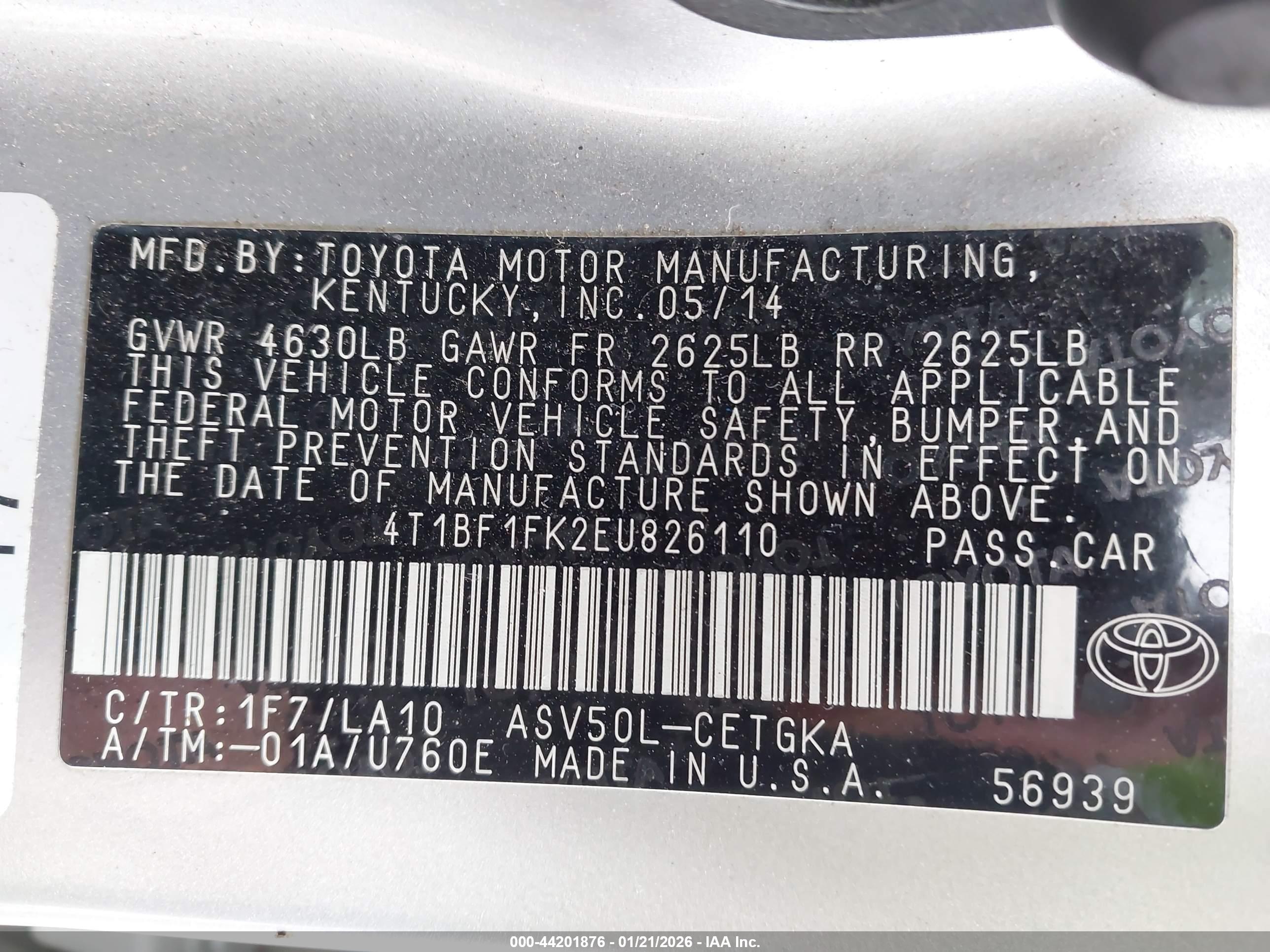 TOYOTA CAMRY image 9