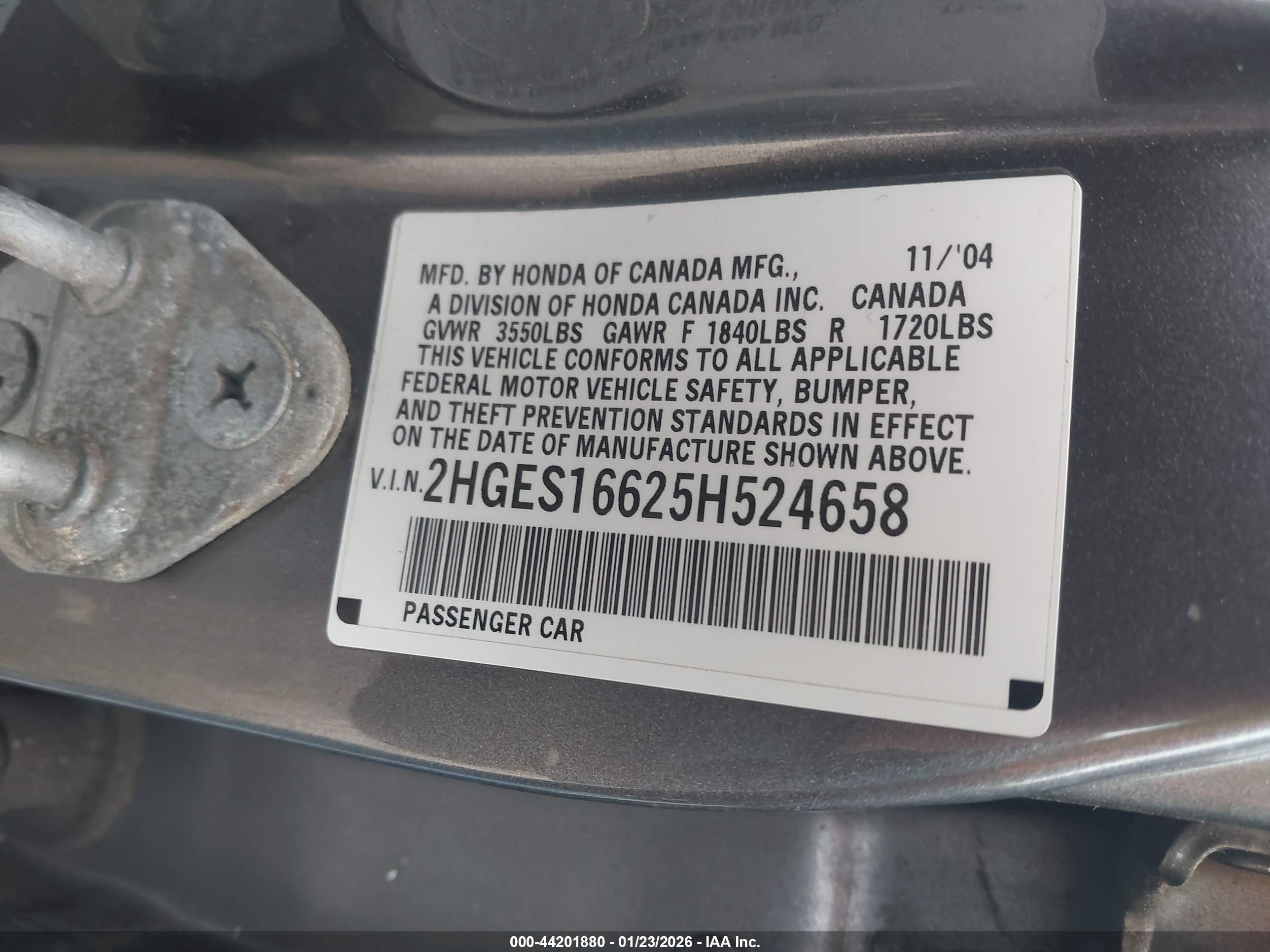 HONDA CIVIC image 9