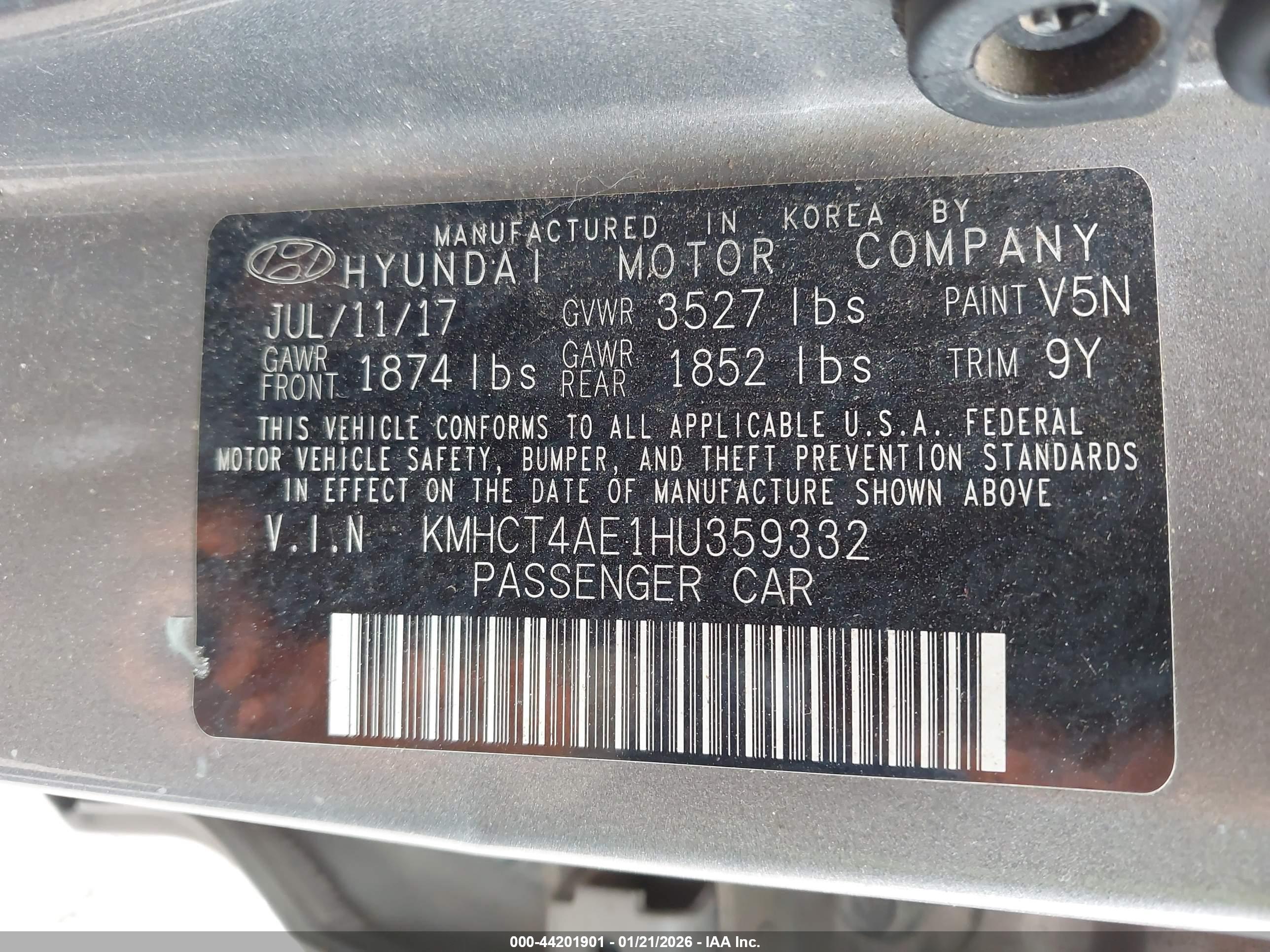 HYUNDAI ACCENT image 9