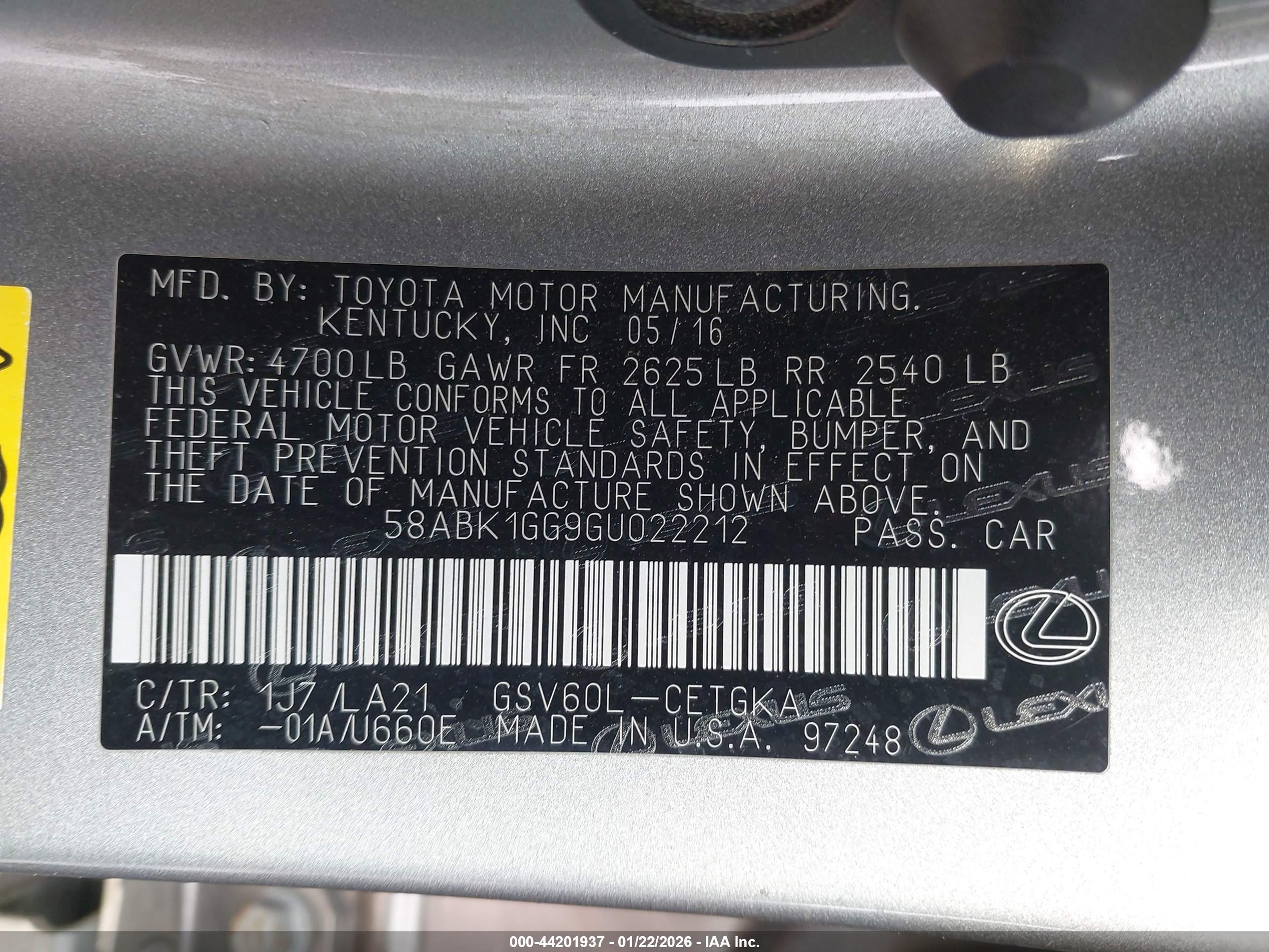 LEXUS ES image 9