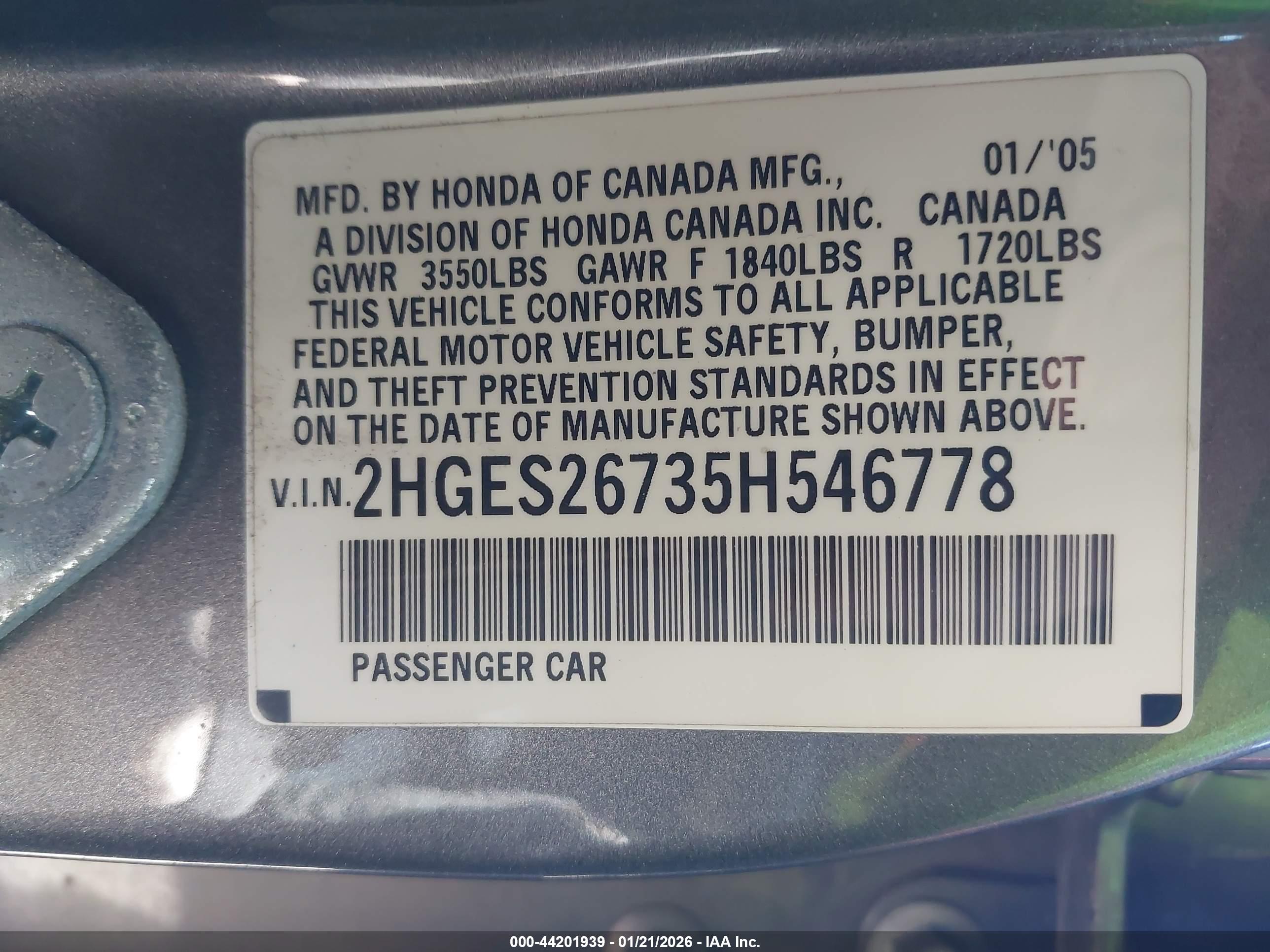 HONDA CIVIC image 9