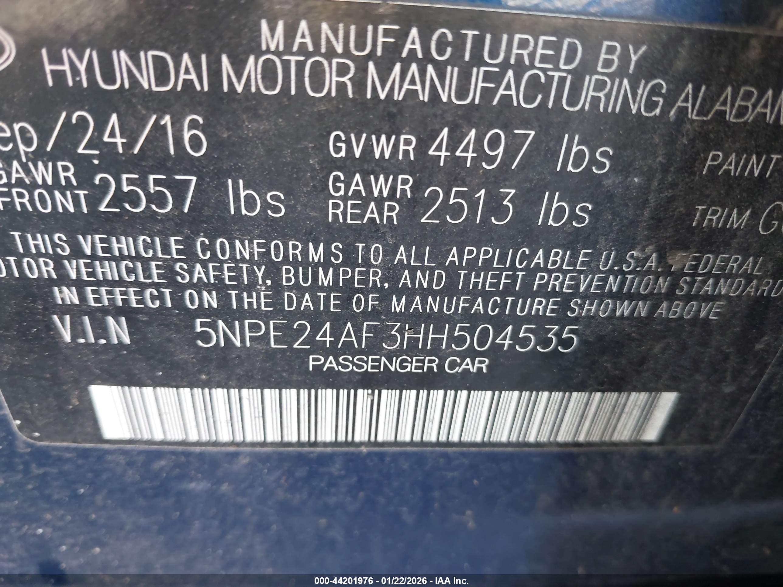 HYUNDAI SONATA image 9