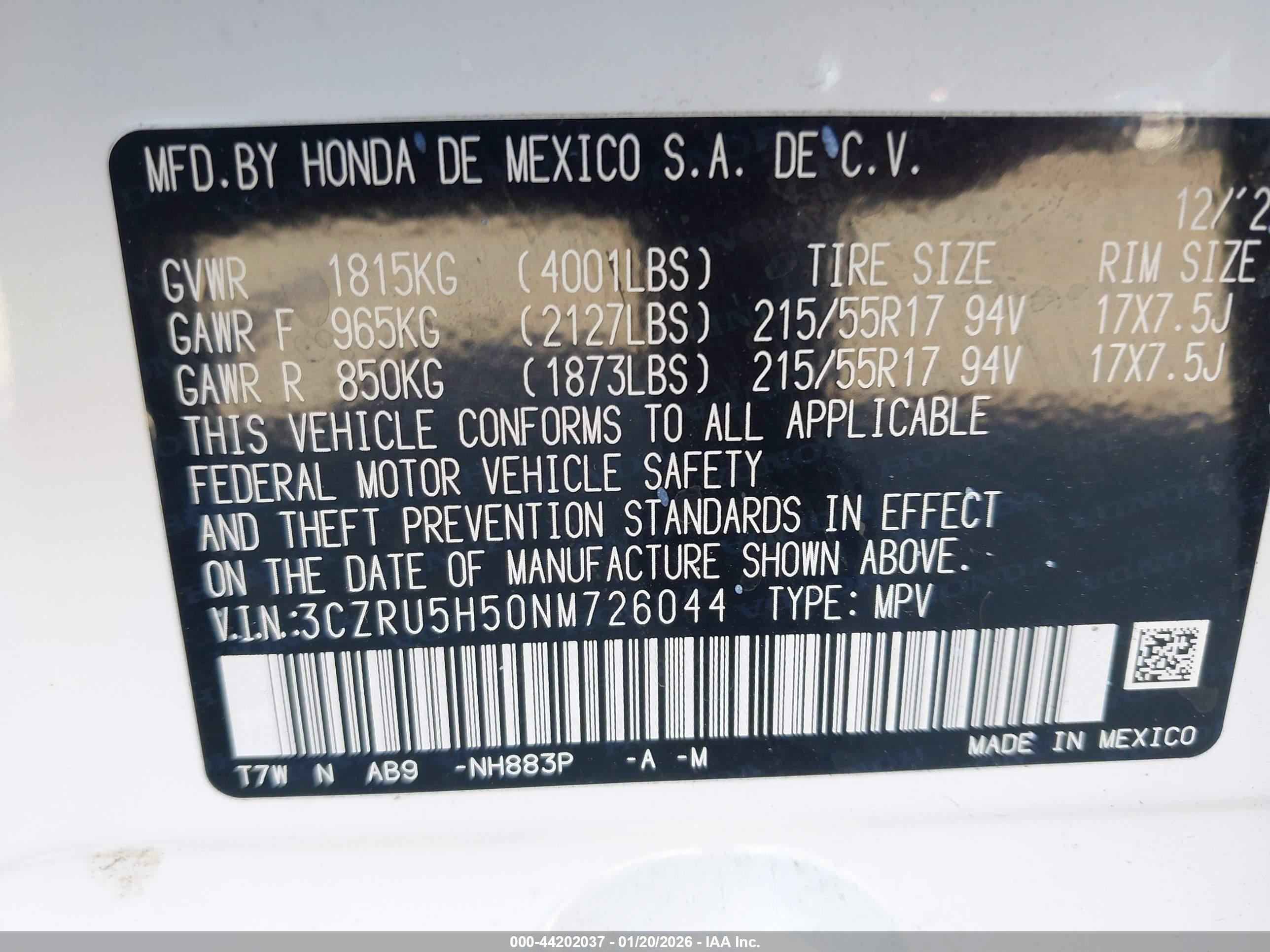 HONDA HR-V image 9