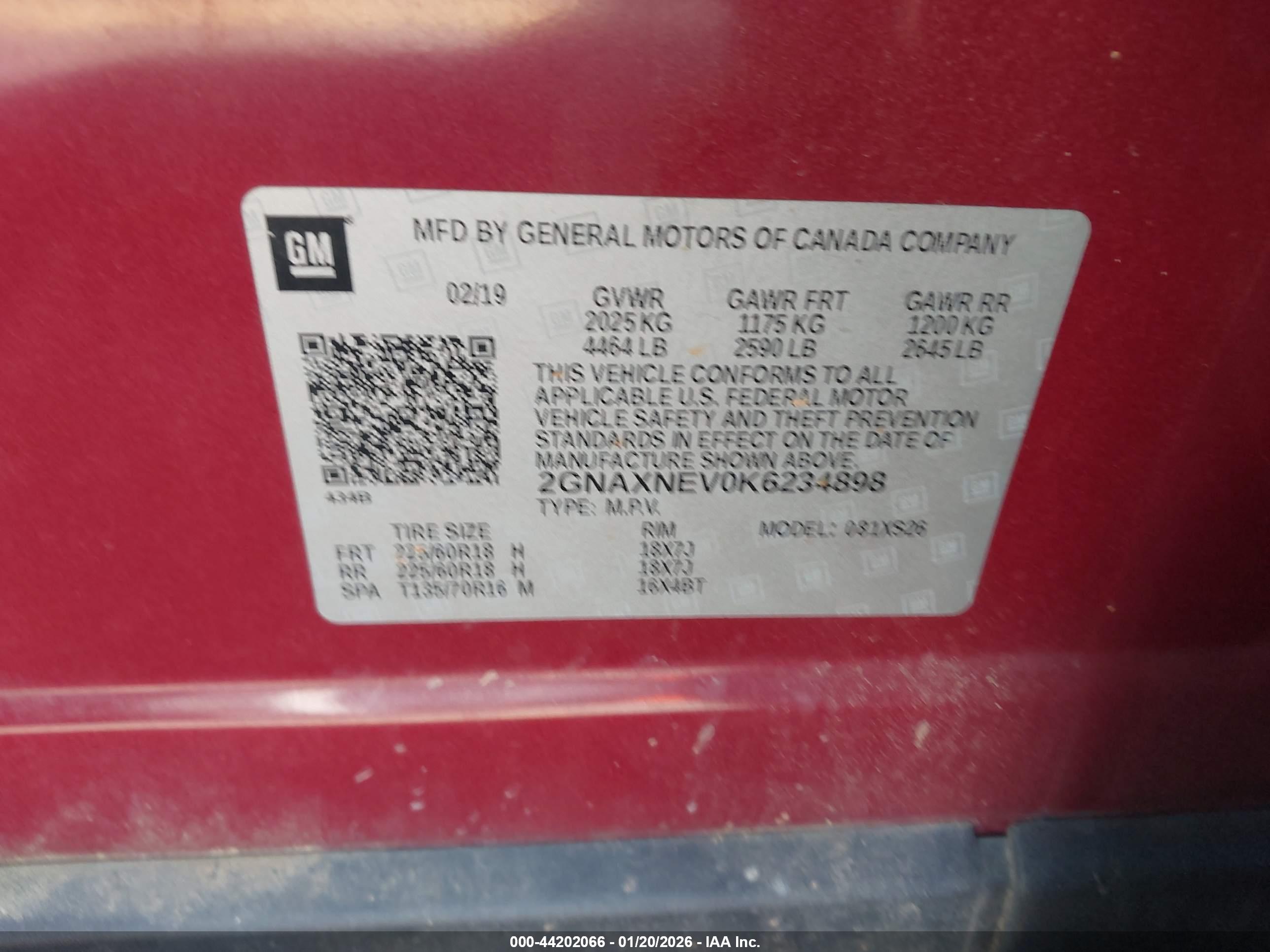 CHEVROLET EQUINOX image 9