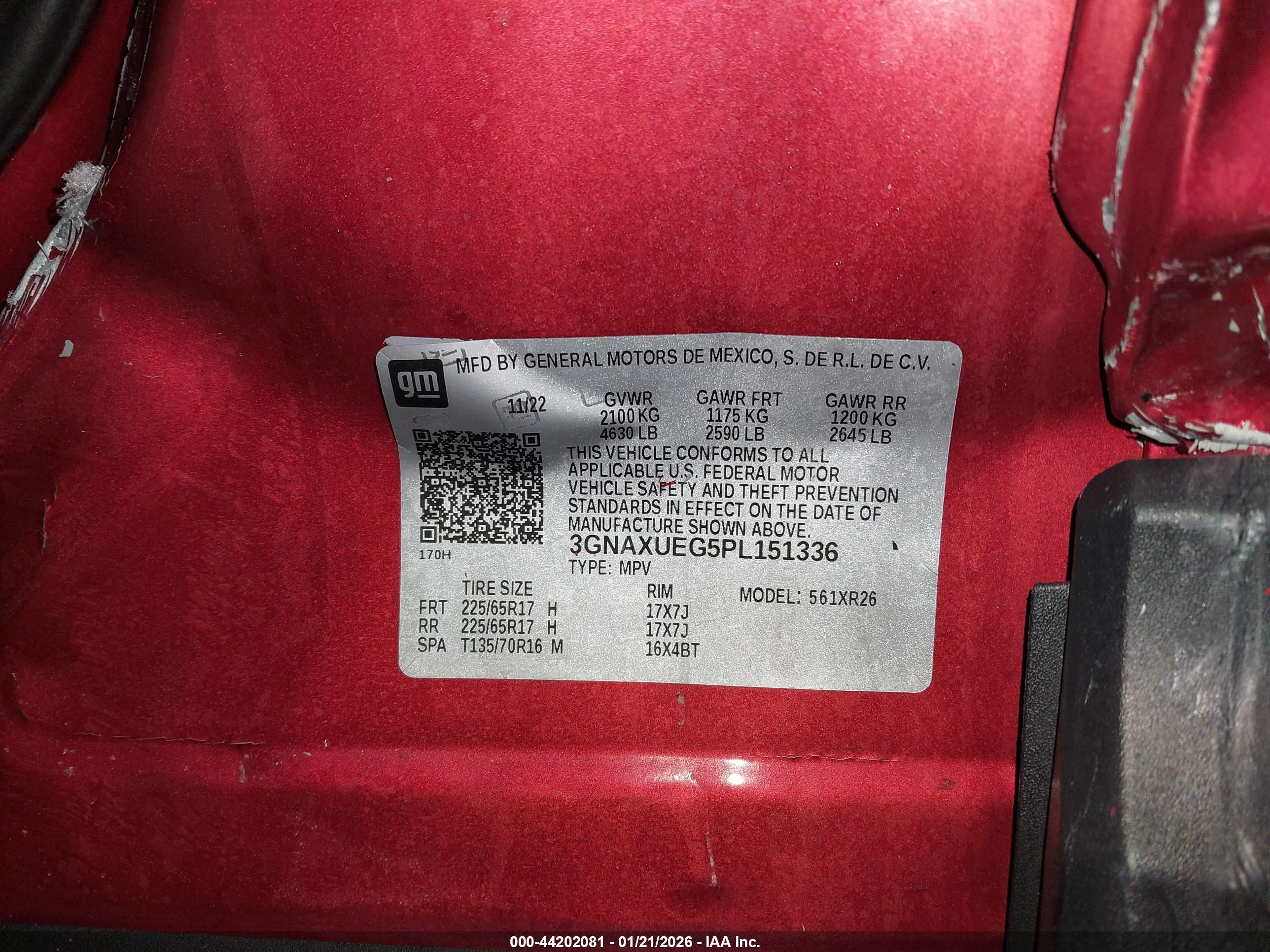 CHEVROLET EQUINOX image 9