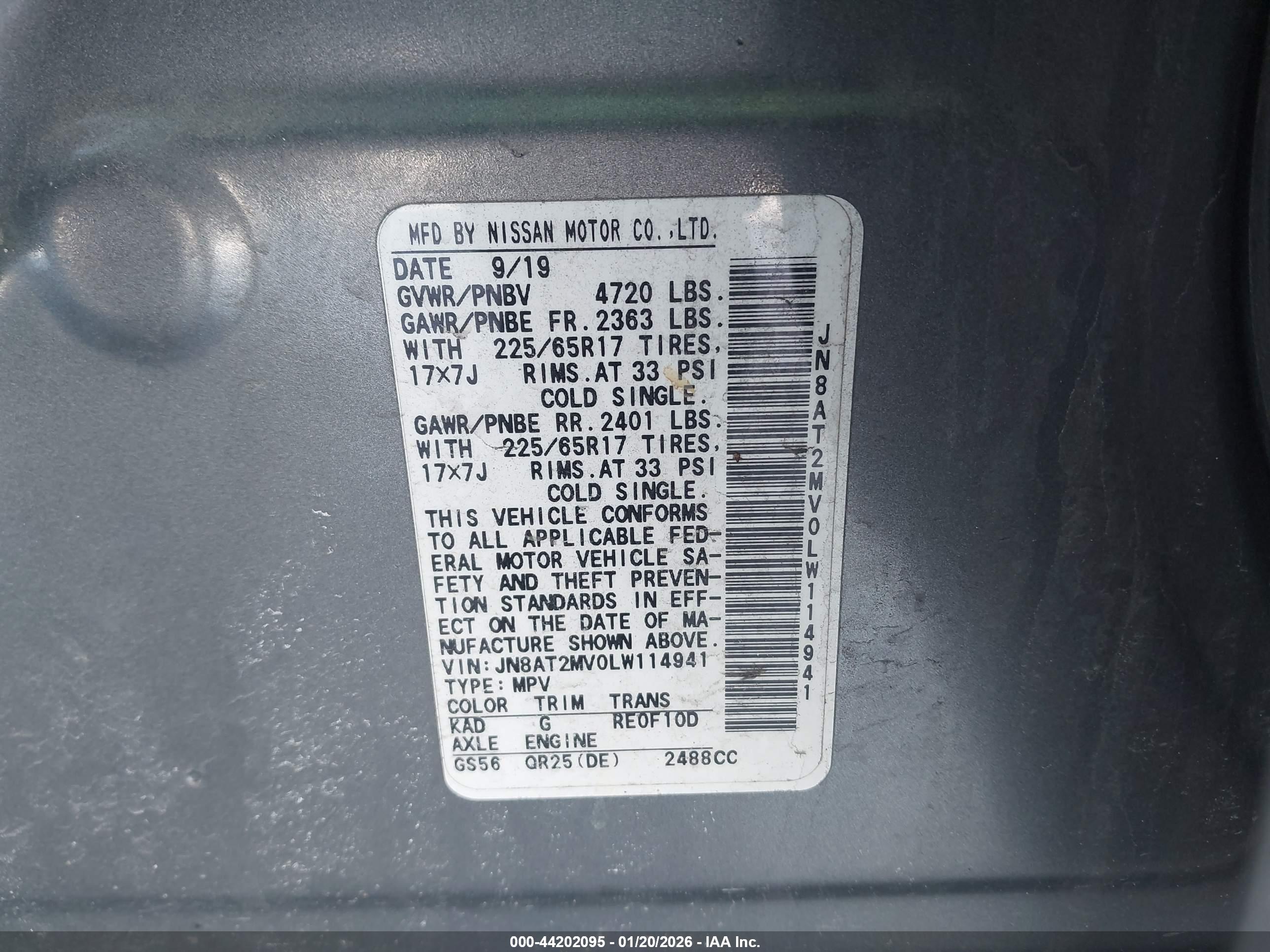 NISSAN ROGUE image 9