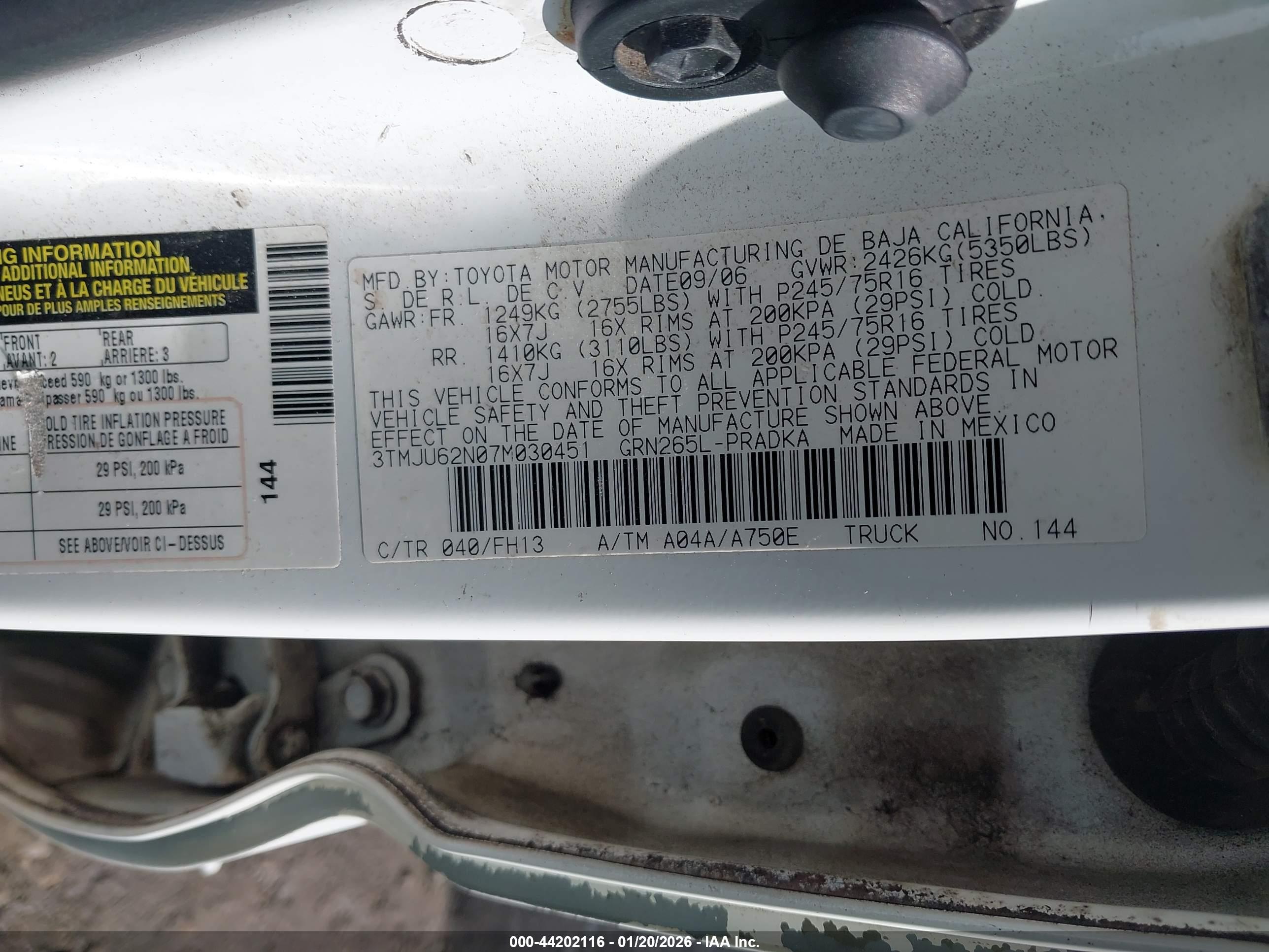 TOYOTA TACOMA image 9