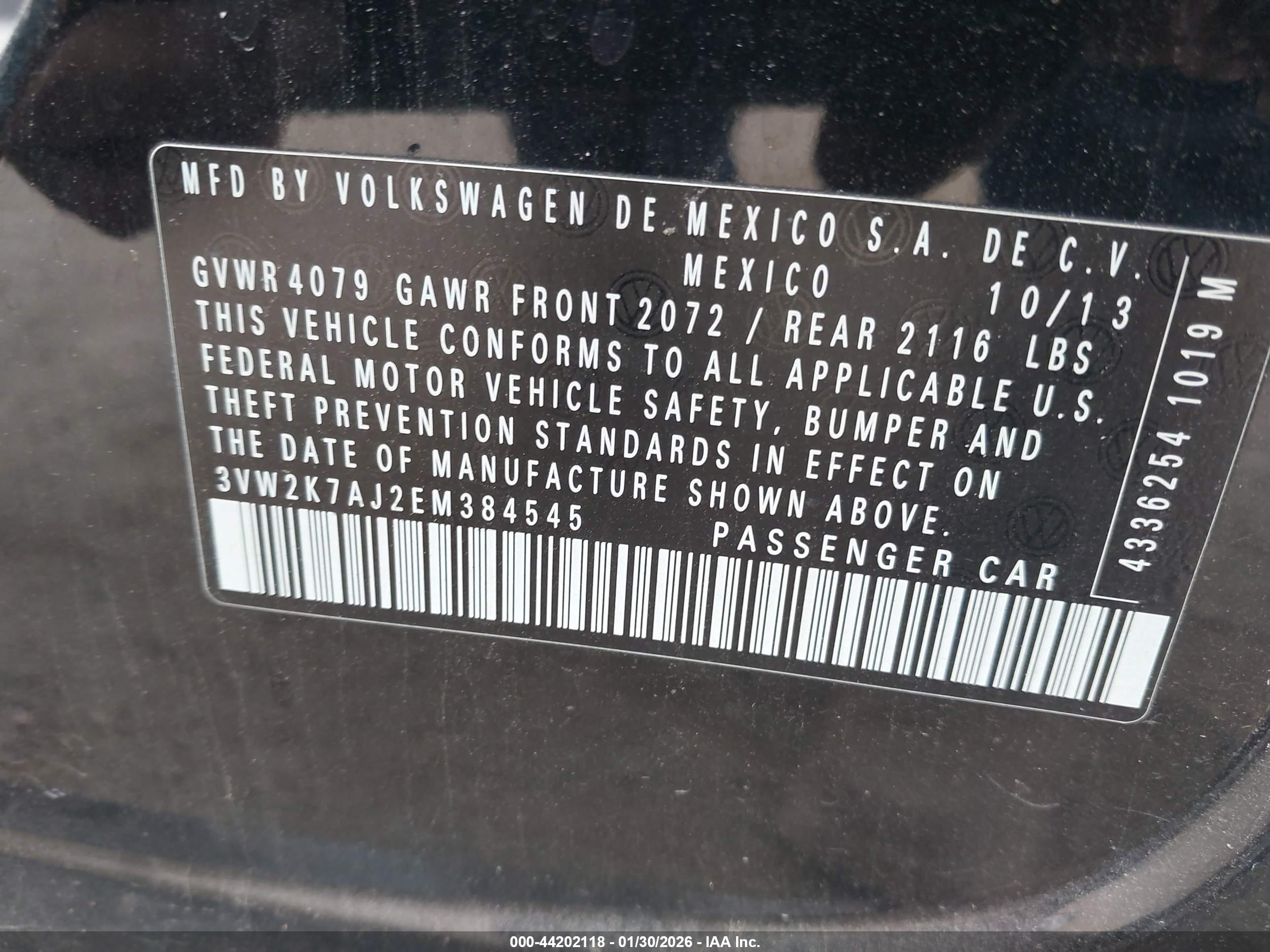 VOLKSWAGEN JETTA image 9