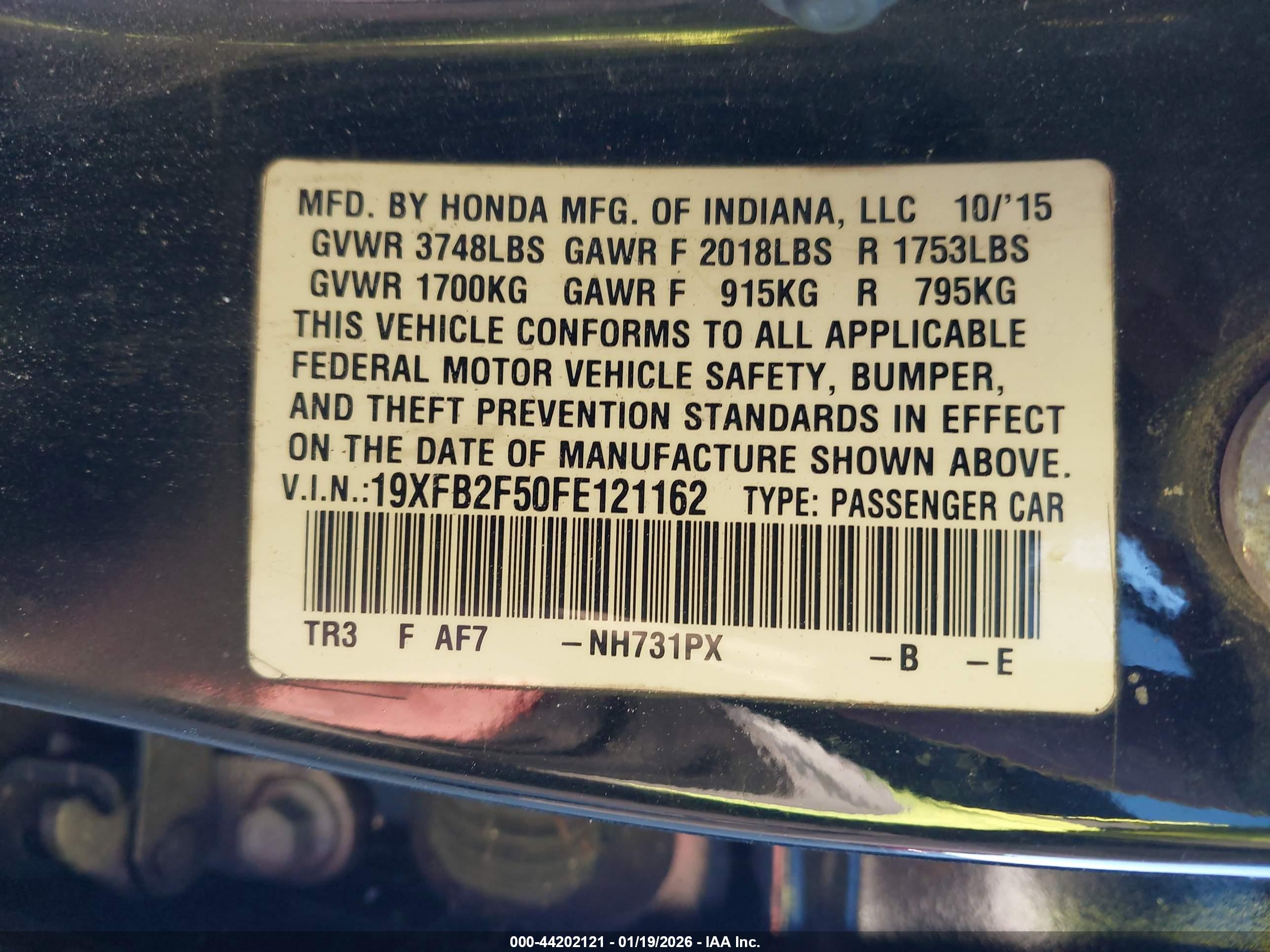HONDA CIVIC image 9