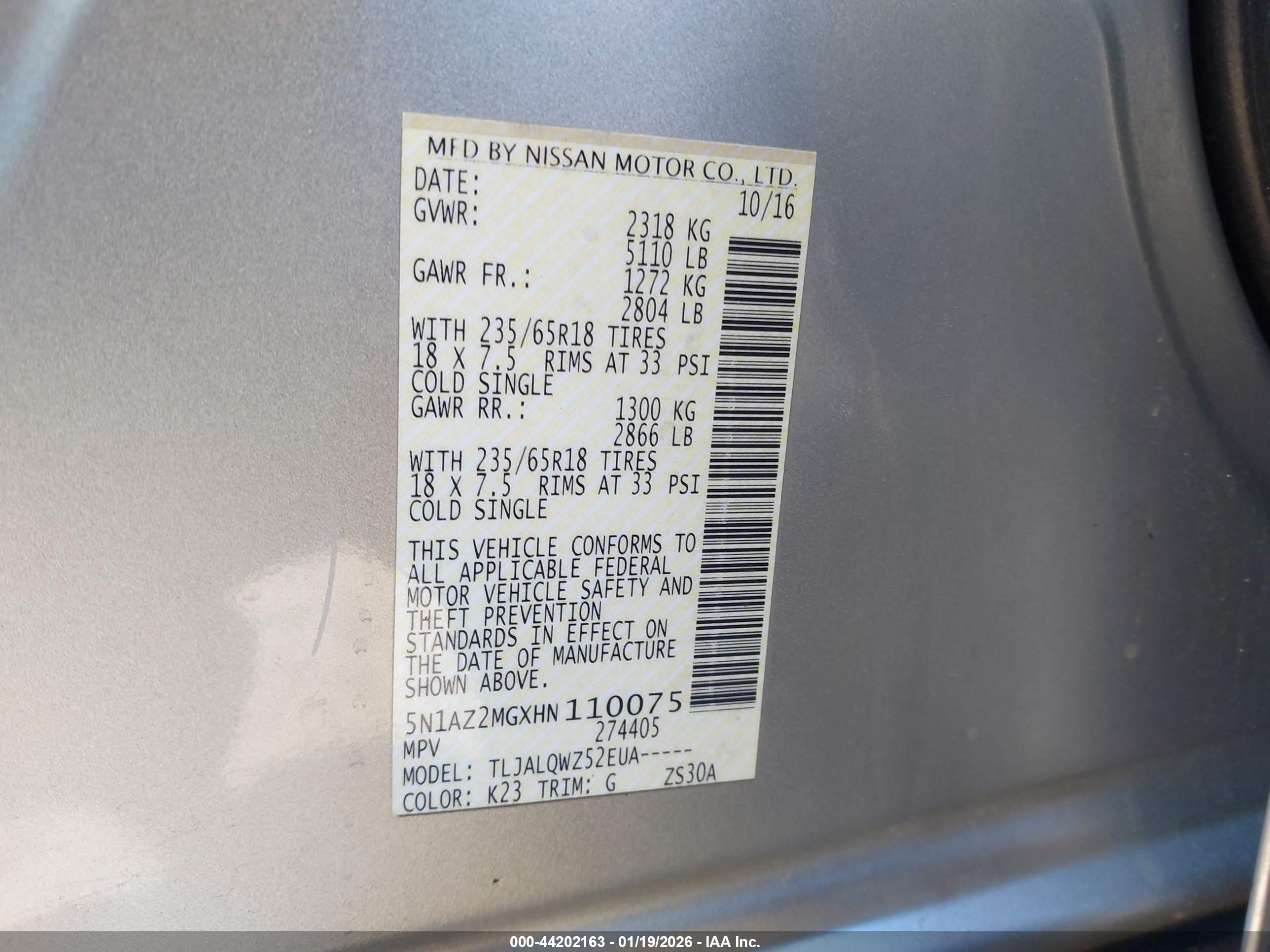 NISSAN MURANO image 9