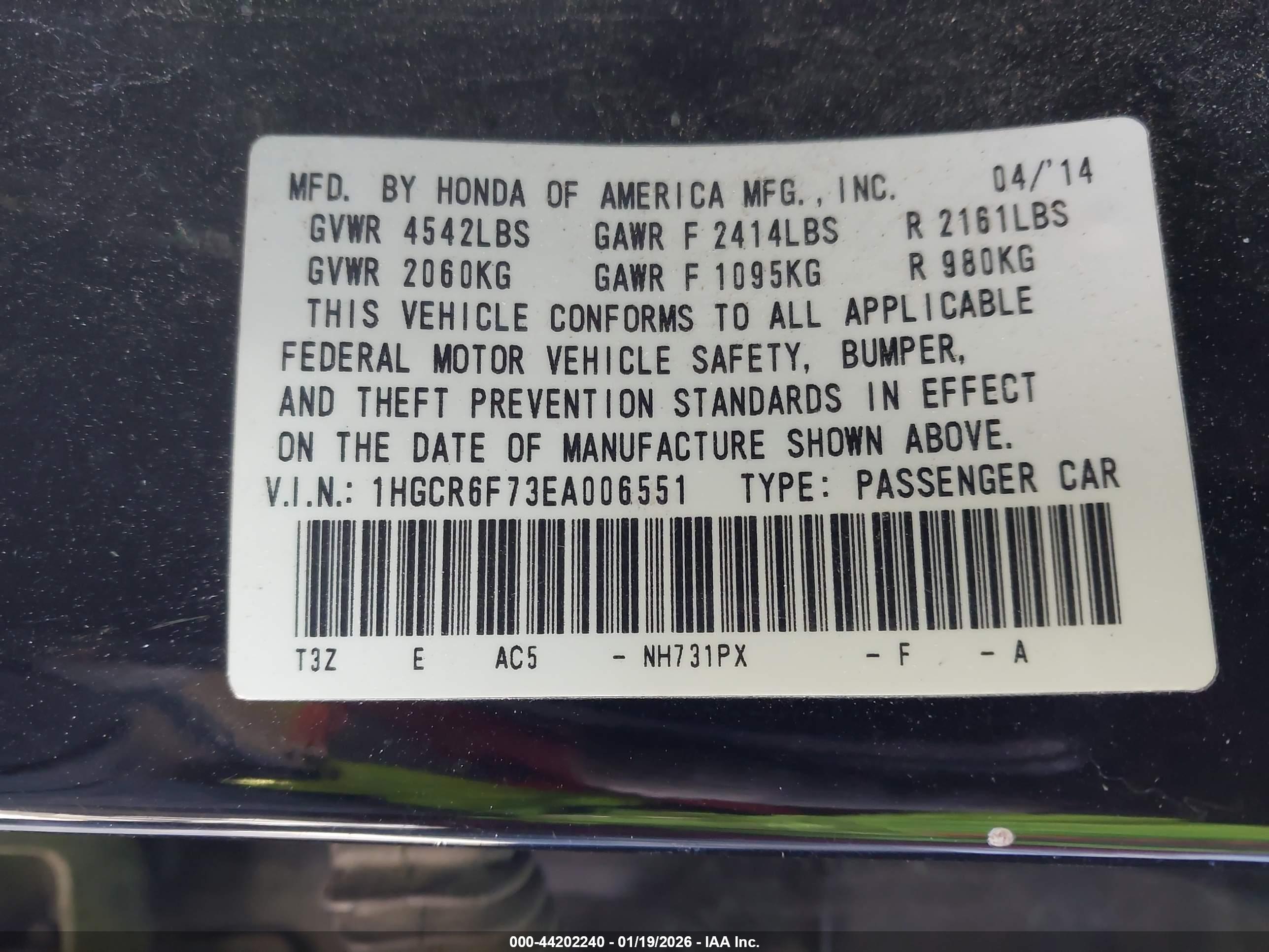 HONDA ACCORD image 9
