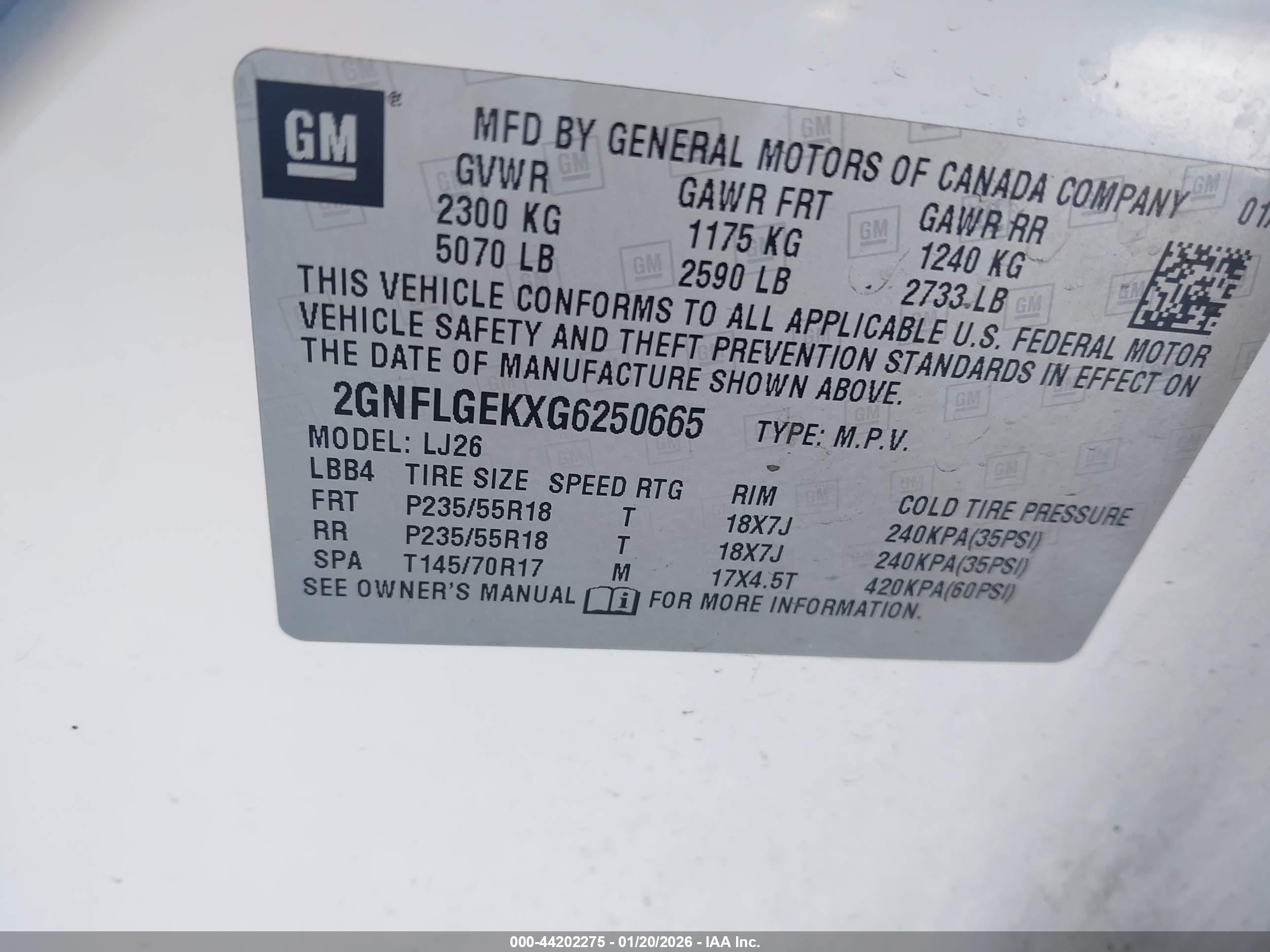 CHEVROLET EQUINOX image 9