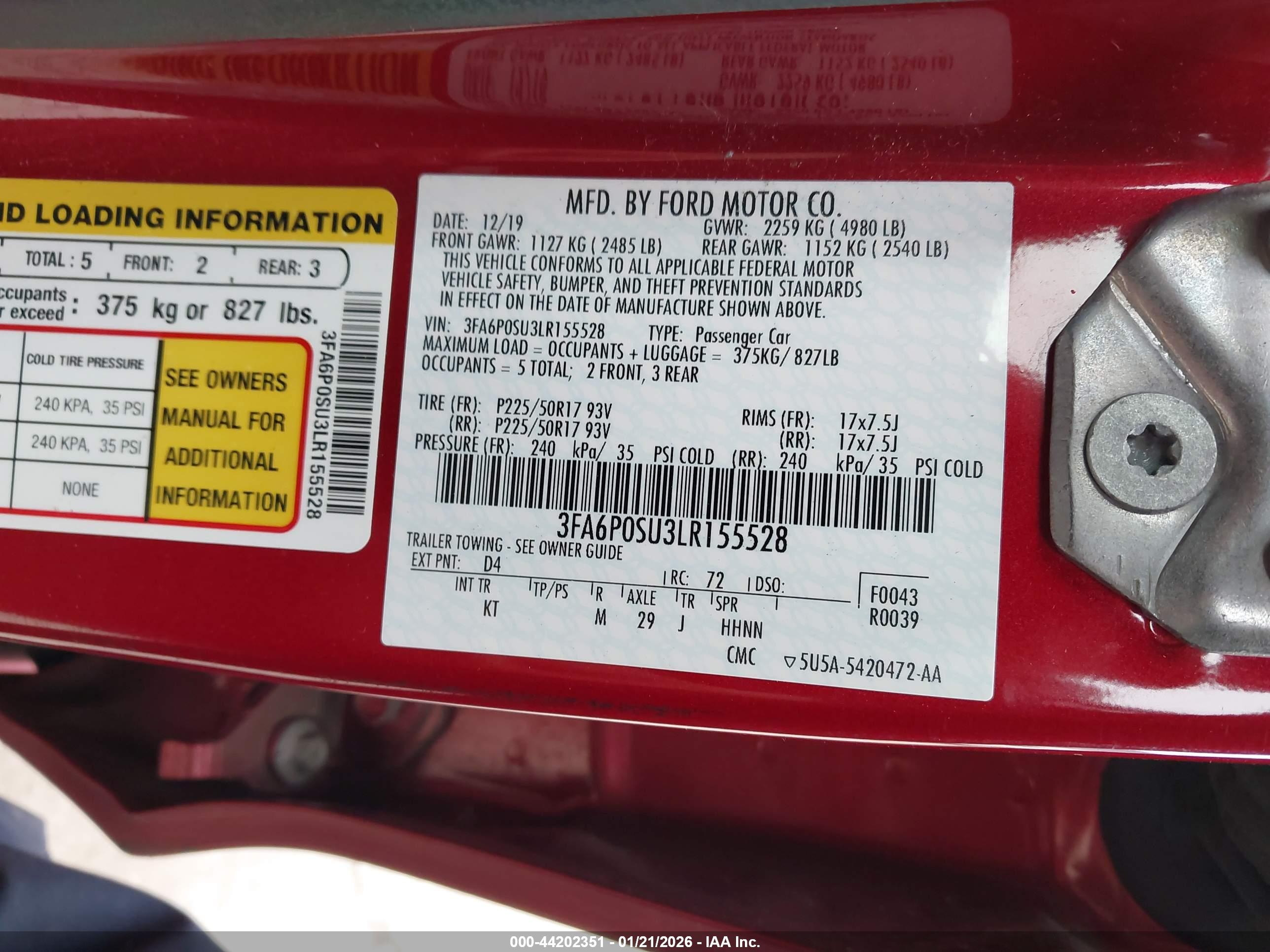 FORD FUSION image 9