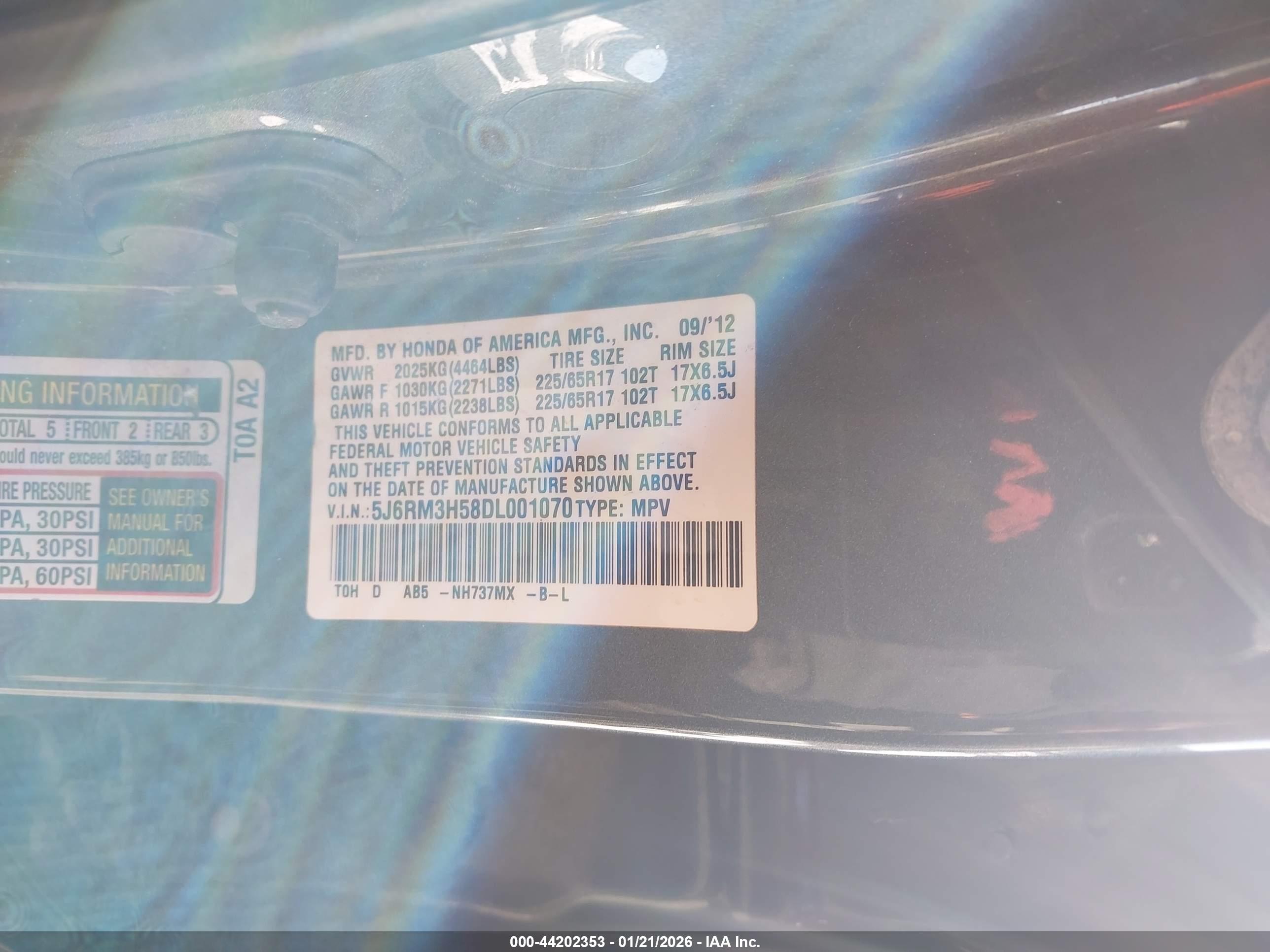 HONDA CR-V image 9