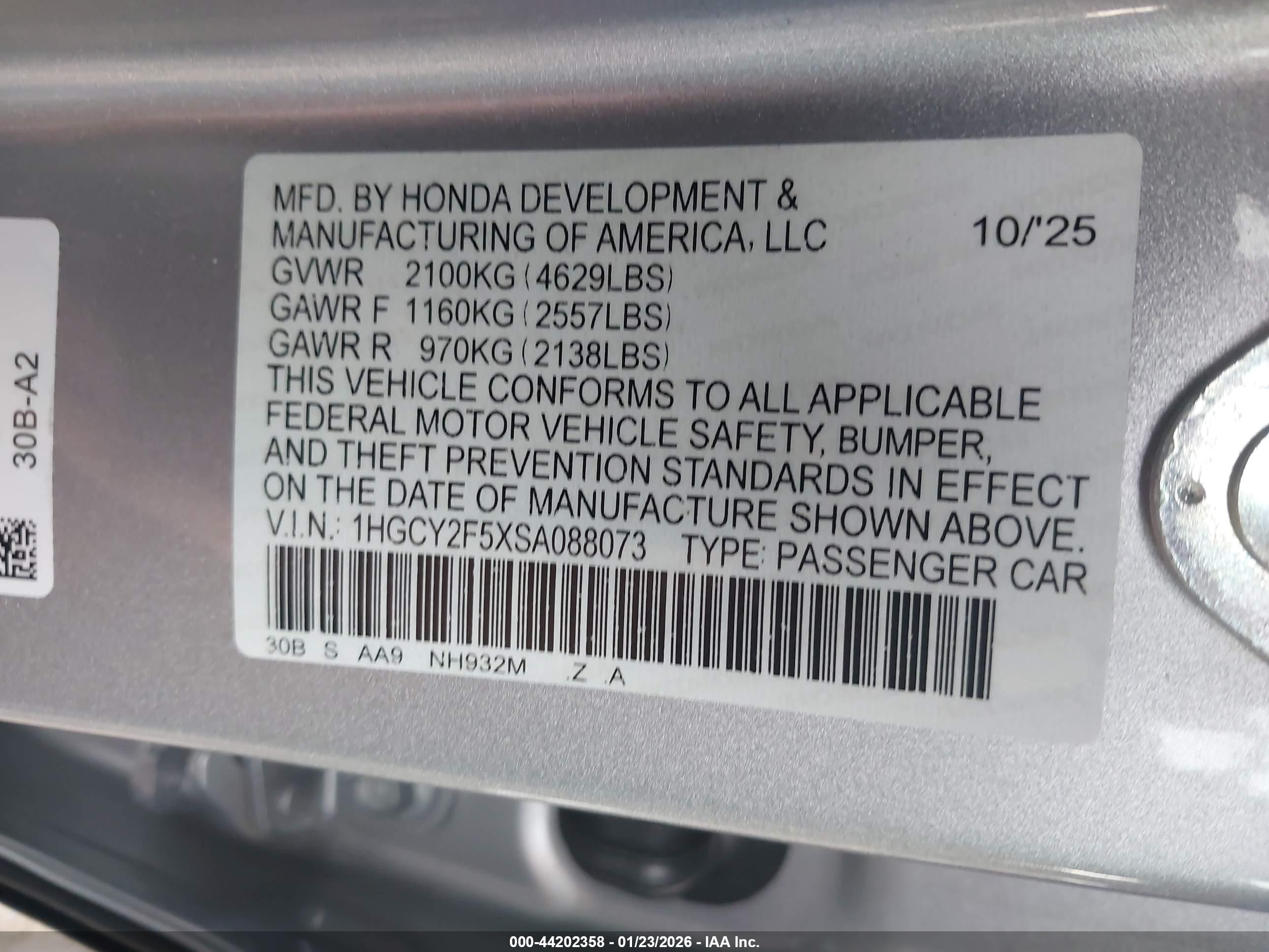 HONDA ACCORD image 9