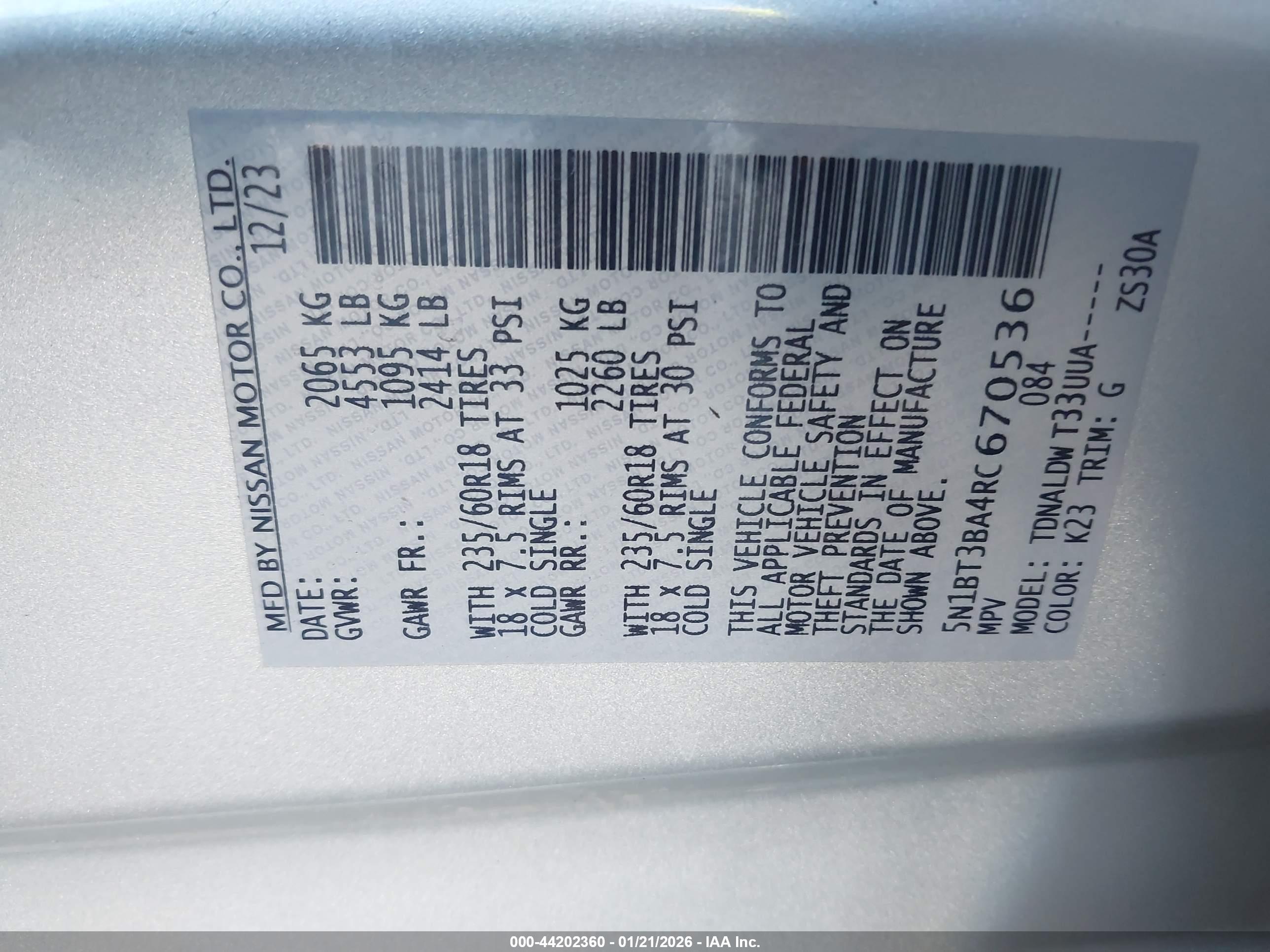 NISSAN ROGUE image 9