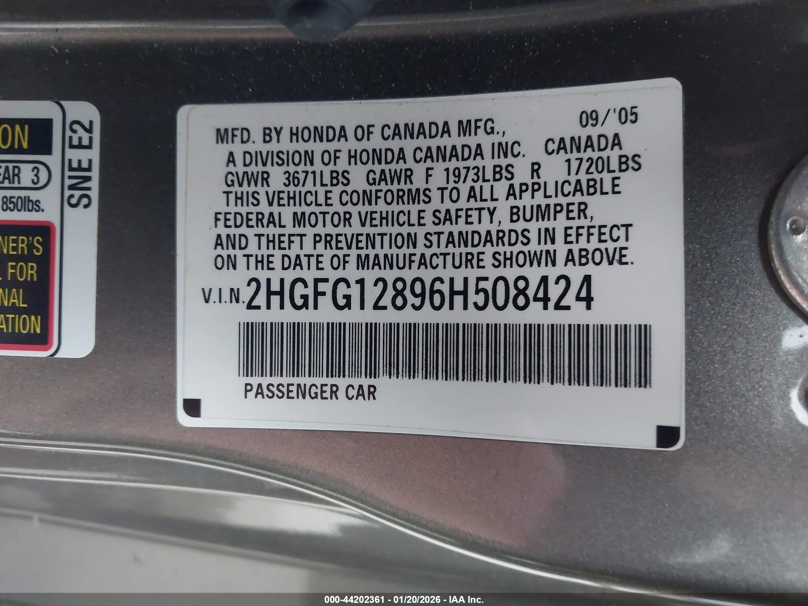 HONDA CIVIC image 9