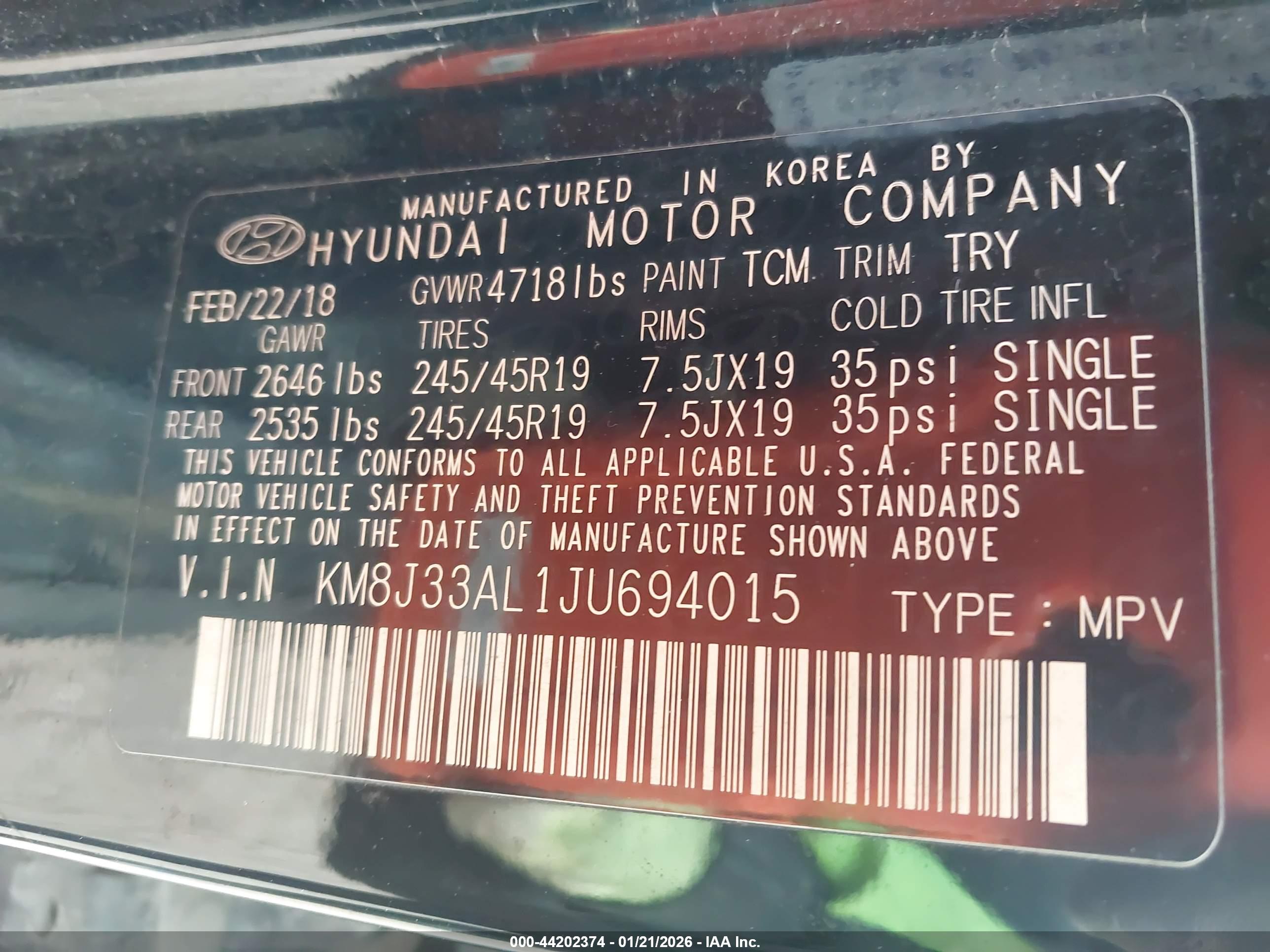 HYUNDAI TUCSON image 9