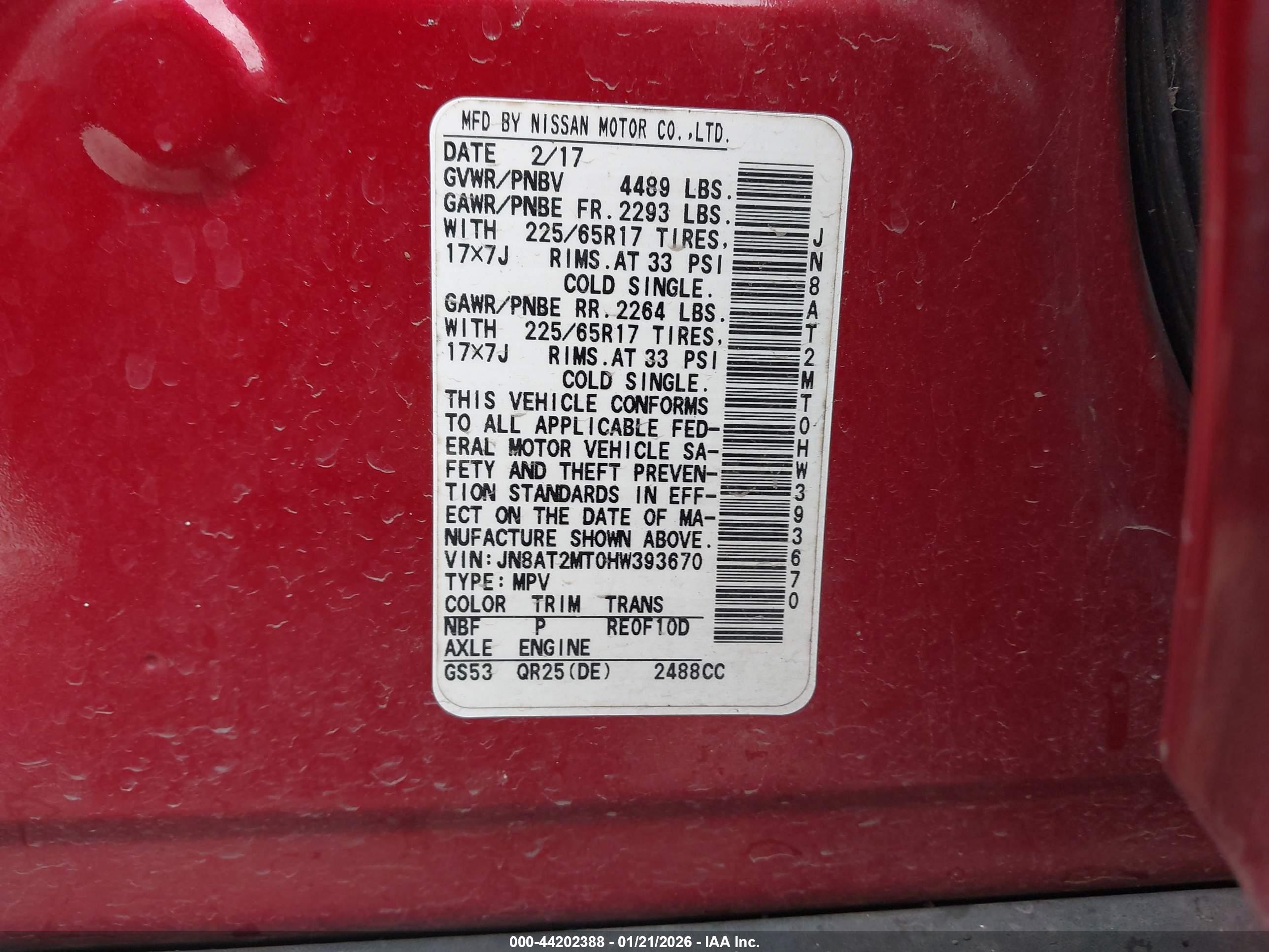 NISSAN ROGUE image 9