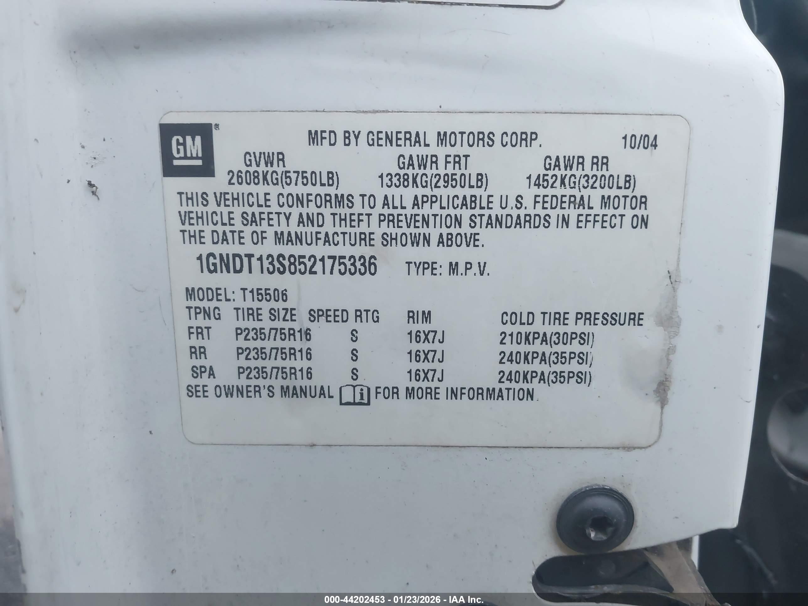 CHEVROLET TRAILBLAZER image 9
