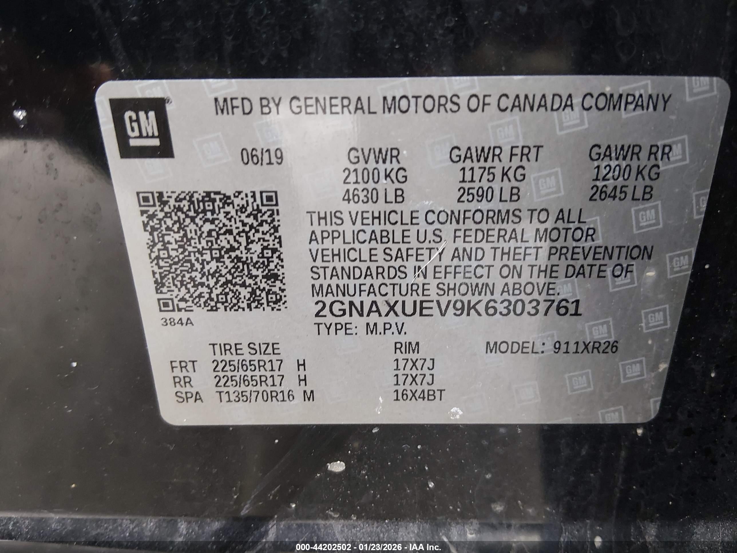 CHEVROLET EQUINOX image 9