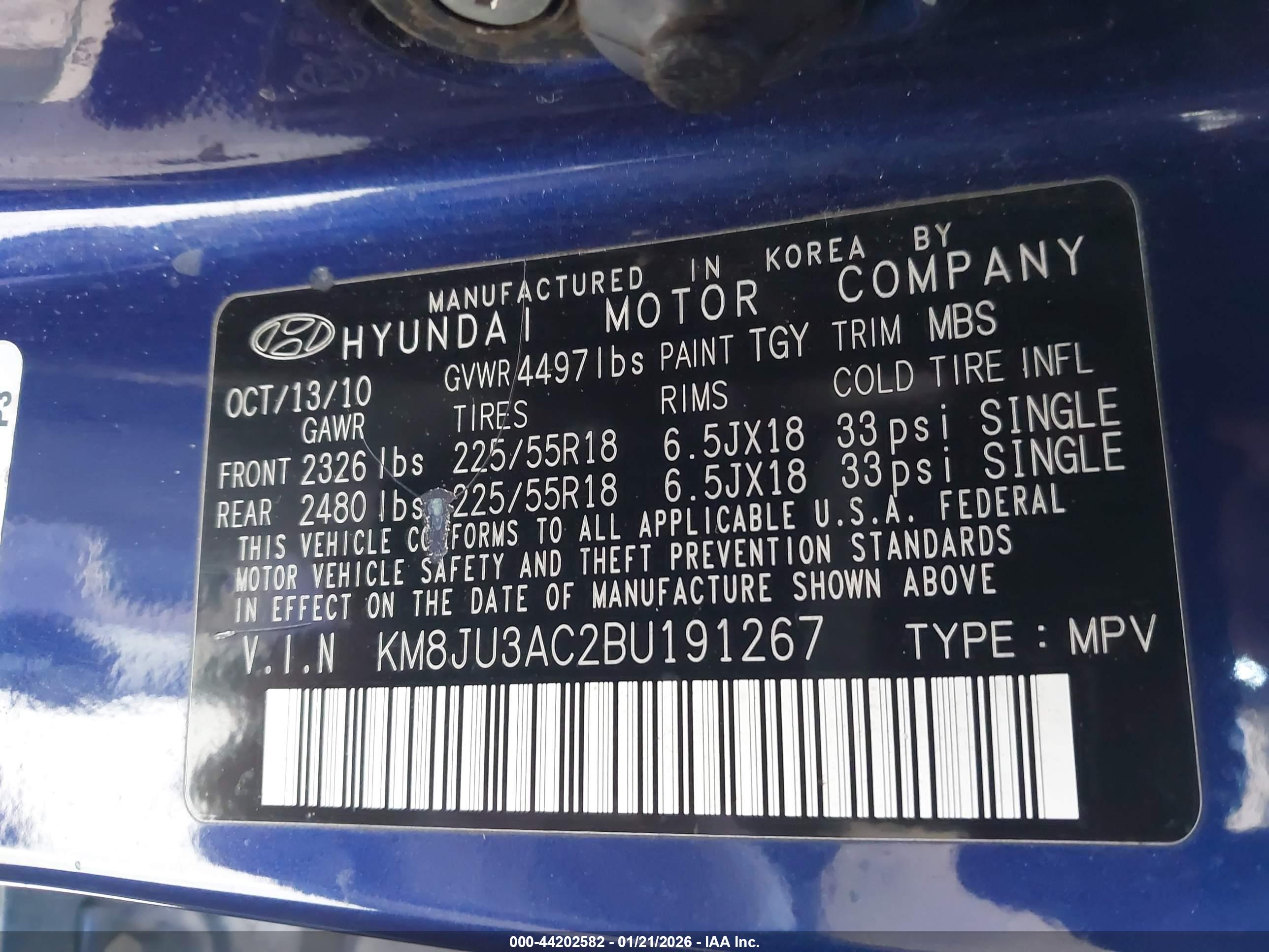 HYUNDAI TUCSON image 9