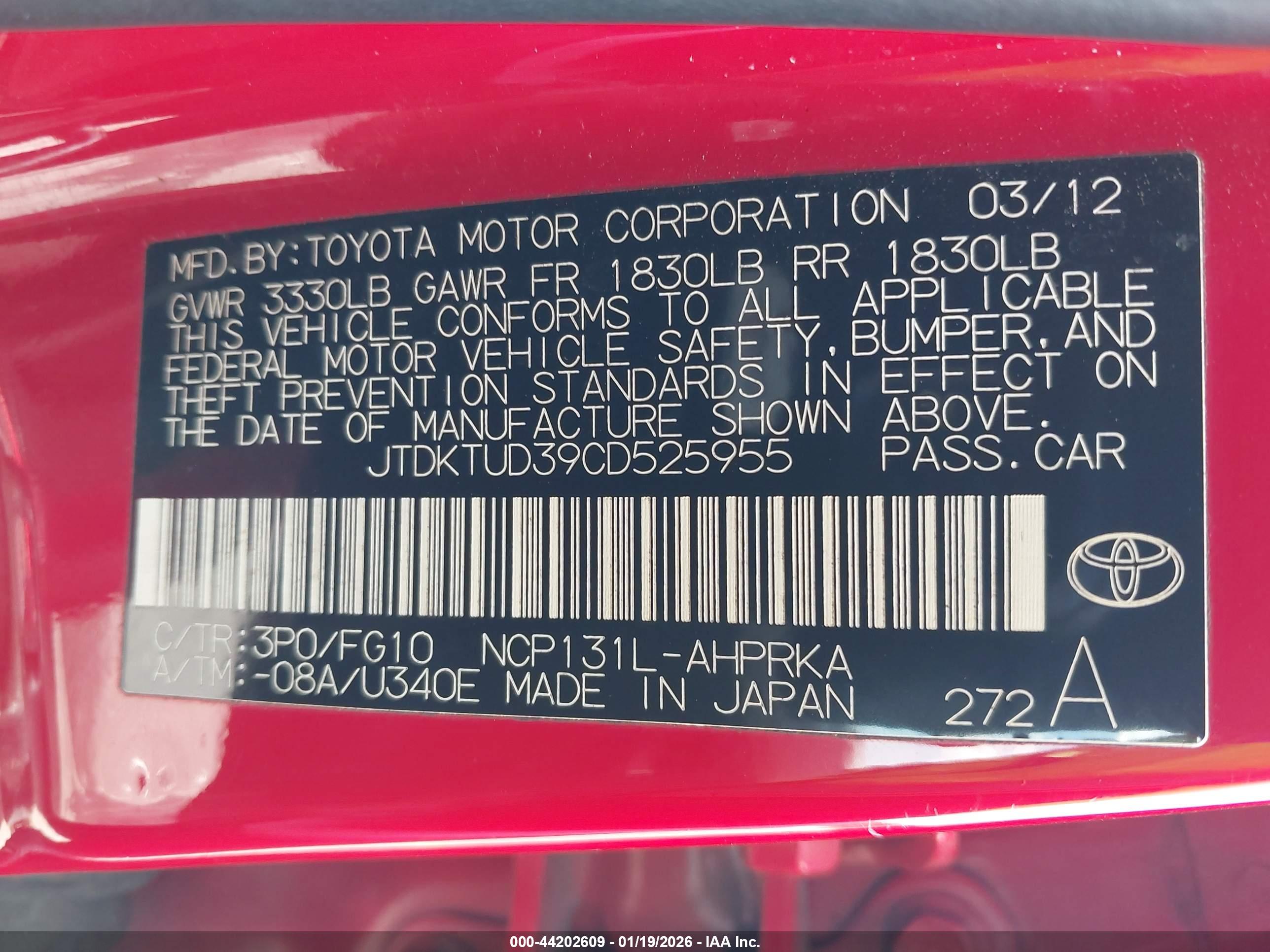 TOYOTA YARIS image 9