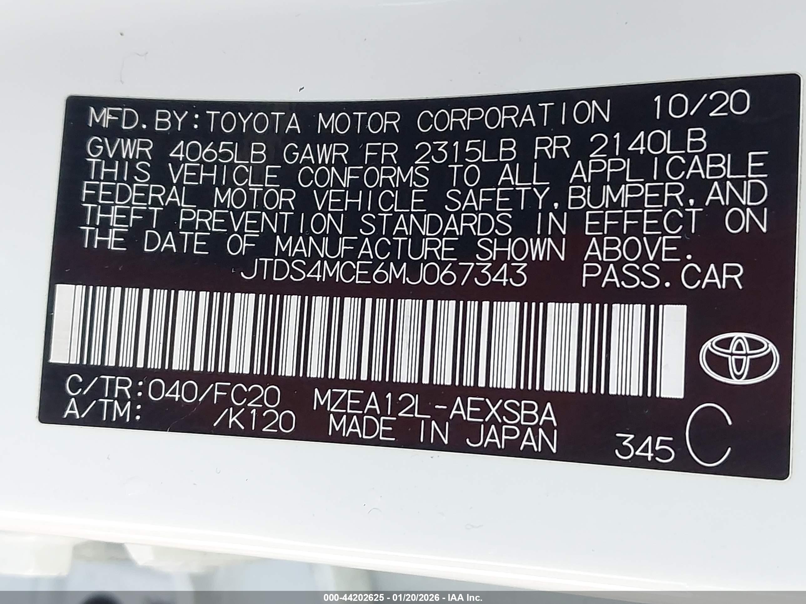 TOYOTA COROLLA image 9