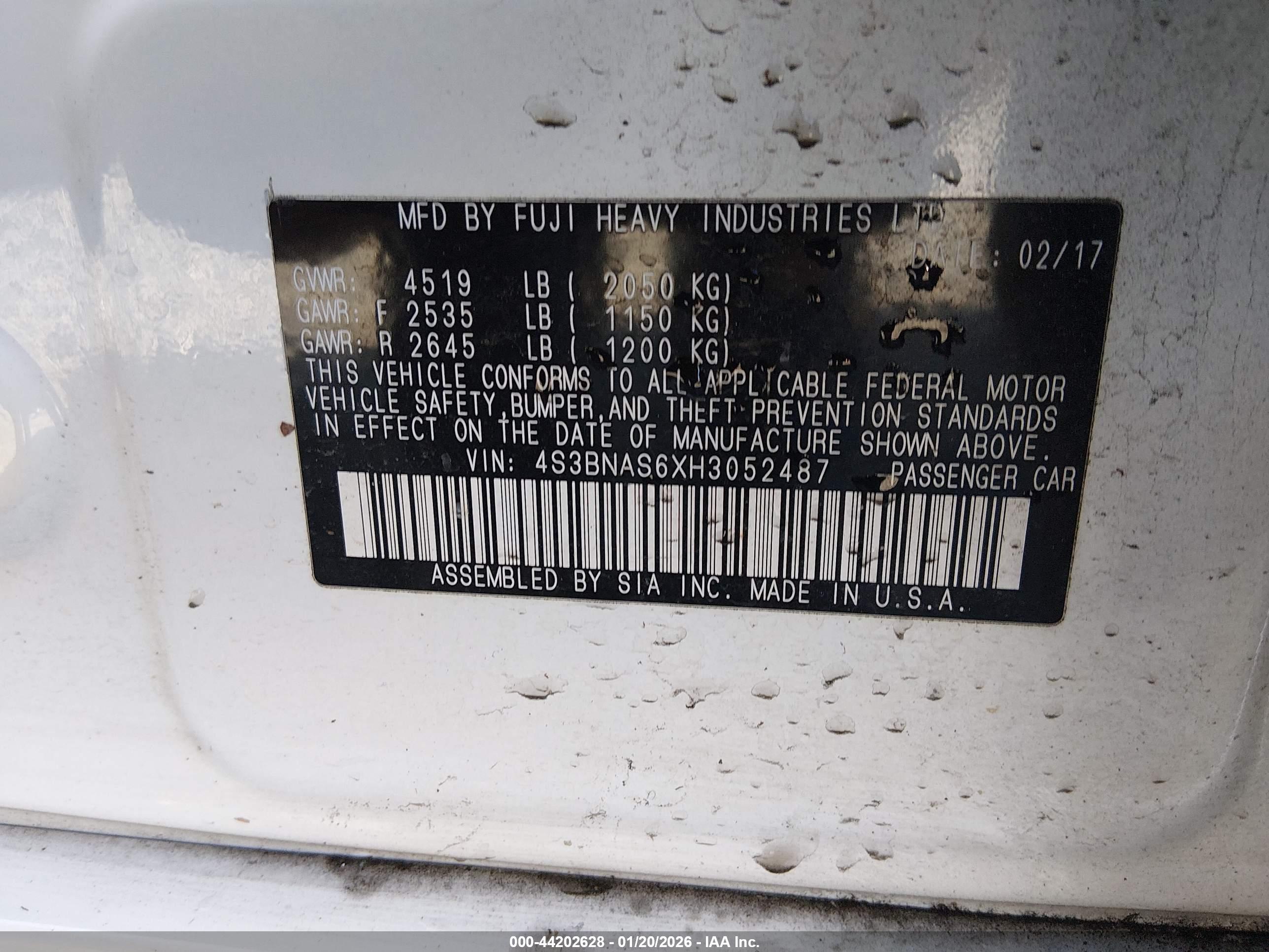 SUBARU LEGACY image 9