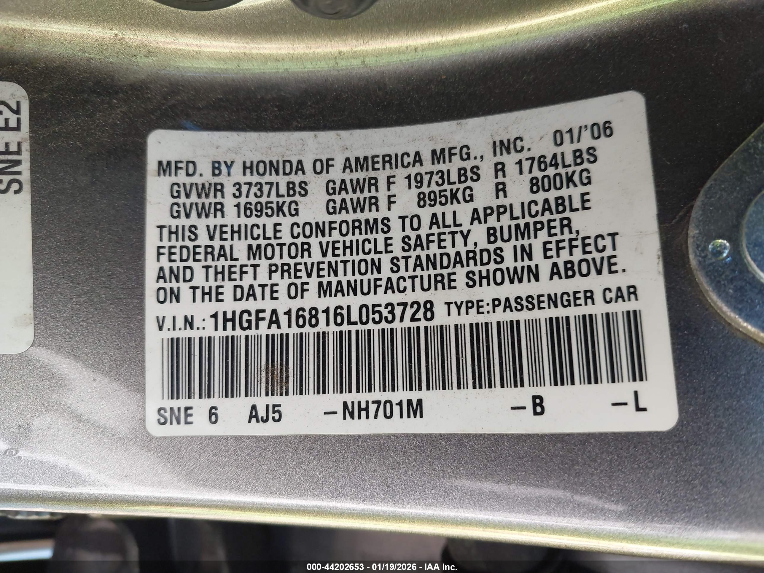 HONDA CIVIC image 9