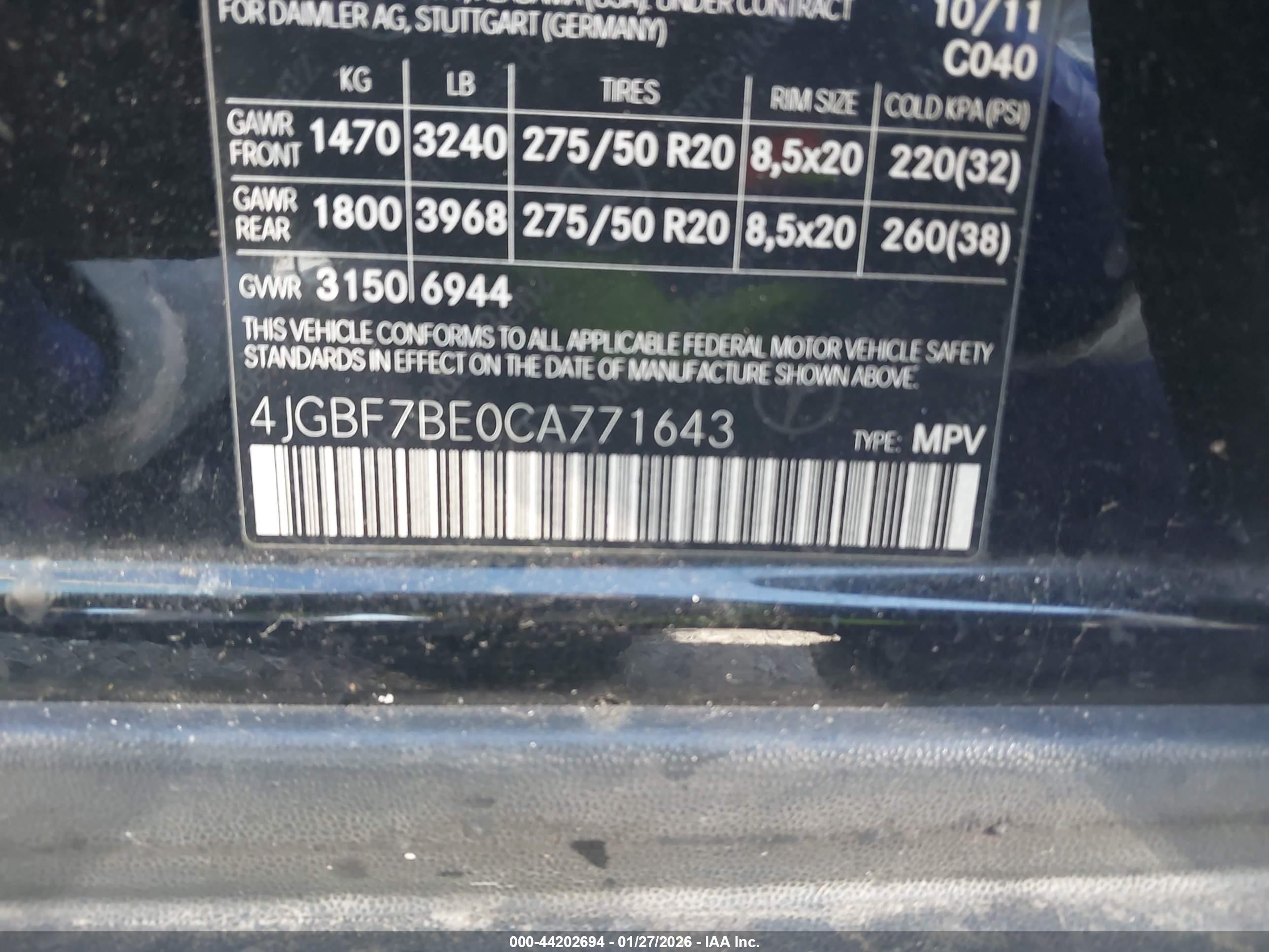 MERCEDES-BENZ GL image 9