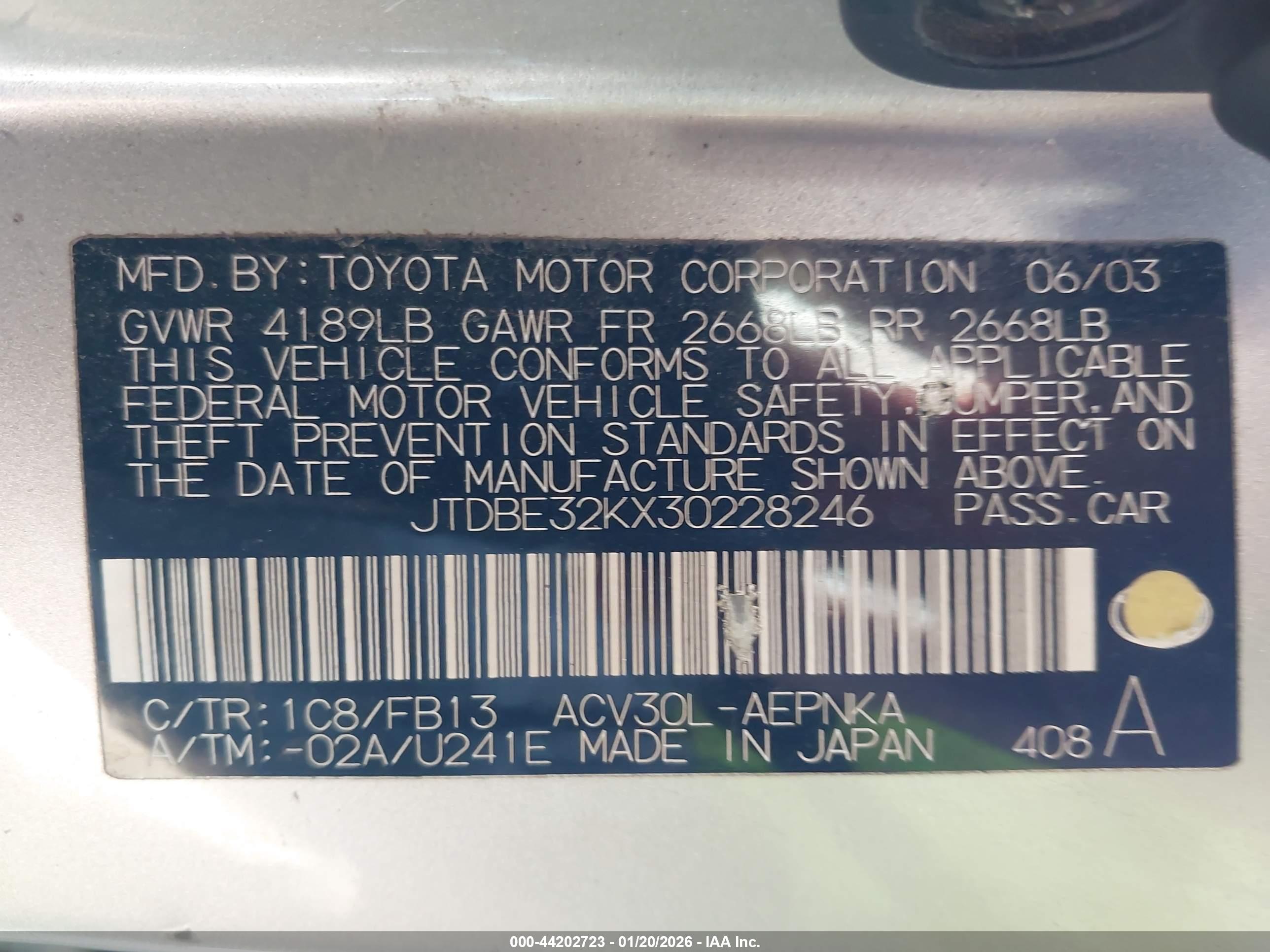 TOYOTA CAMRY image 9